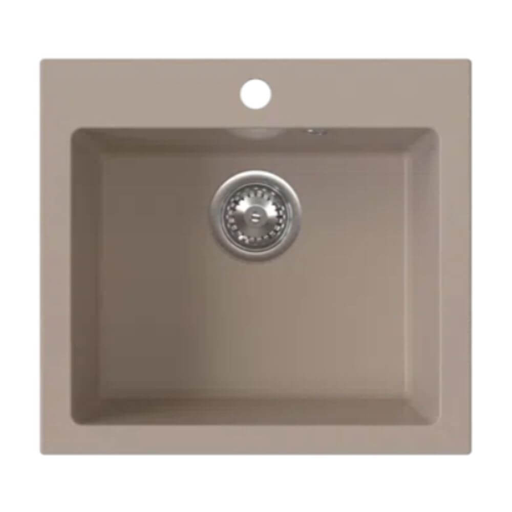 Ferro Stampo lavello in granito 49x45 cm beige DRGS1/45/49SA