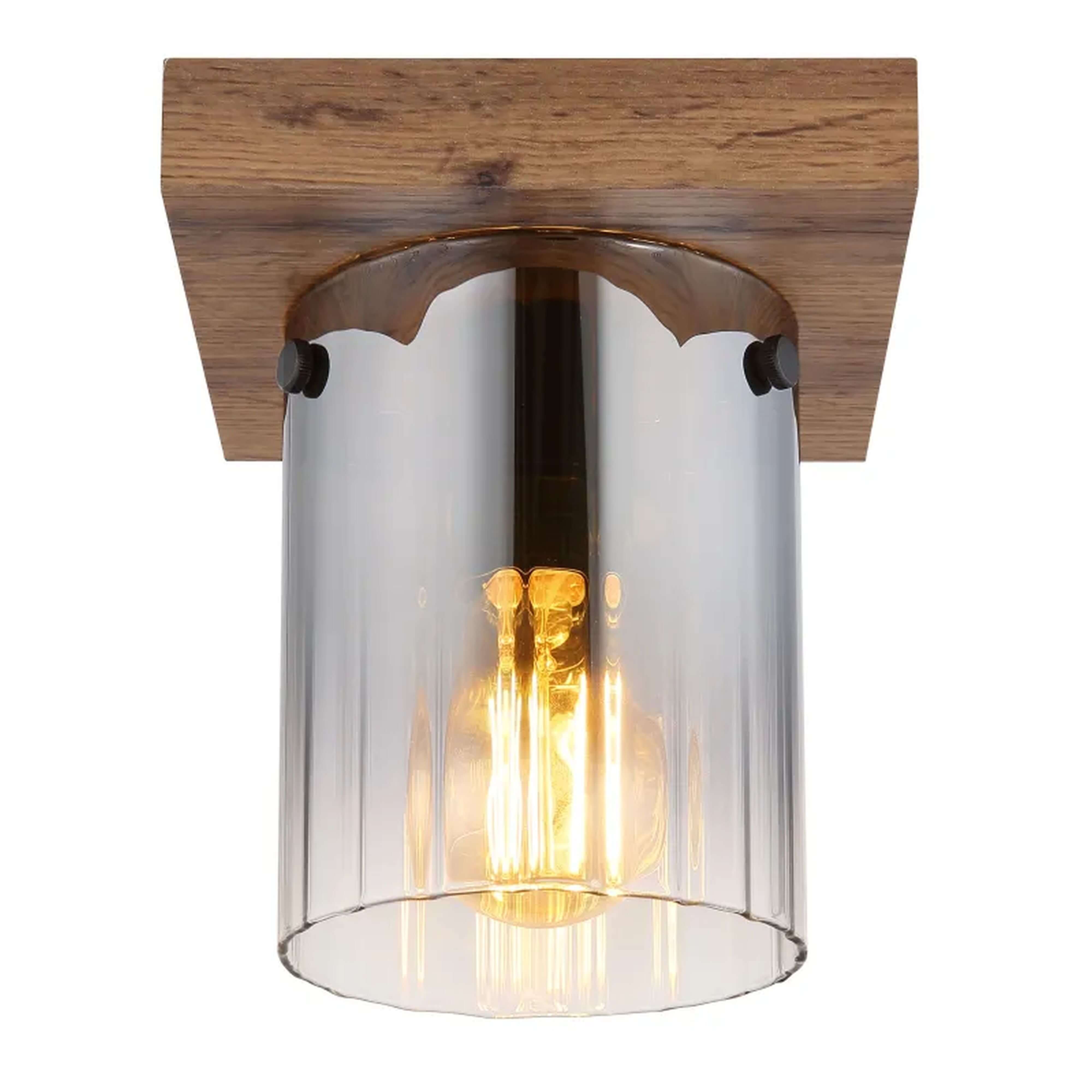 Globo Lighting Underwood lampada da soffitto 1x40 W legno-marrone 15915-1