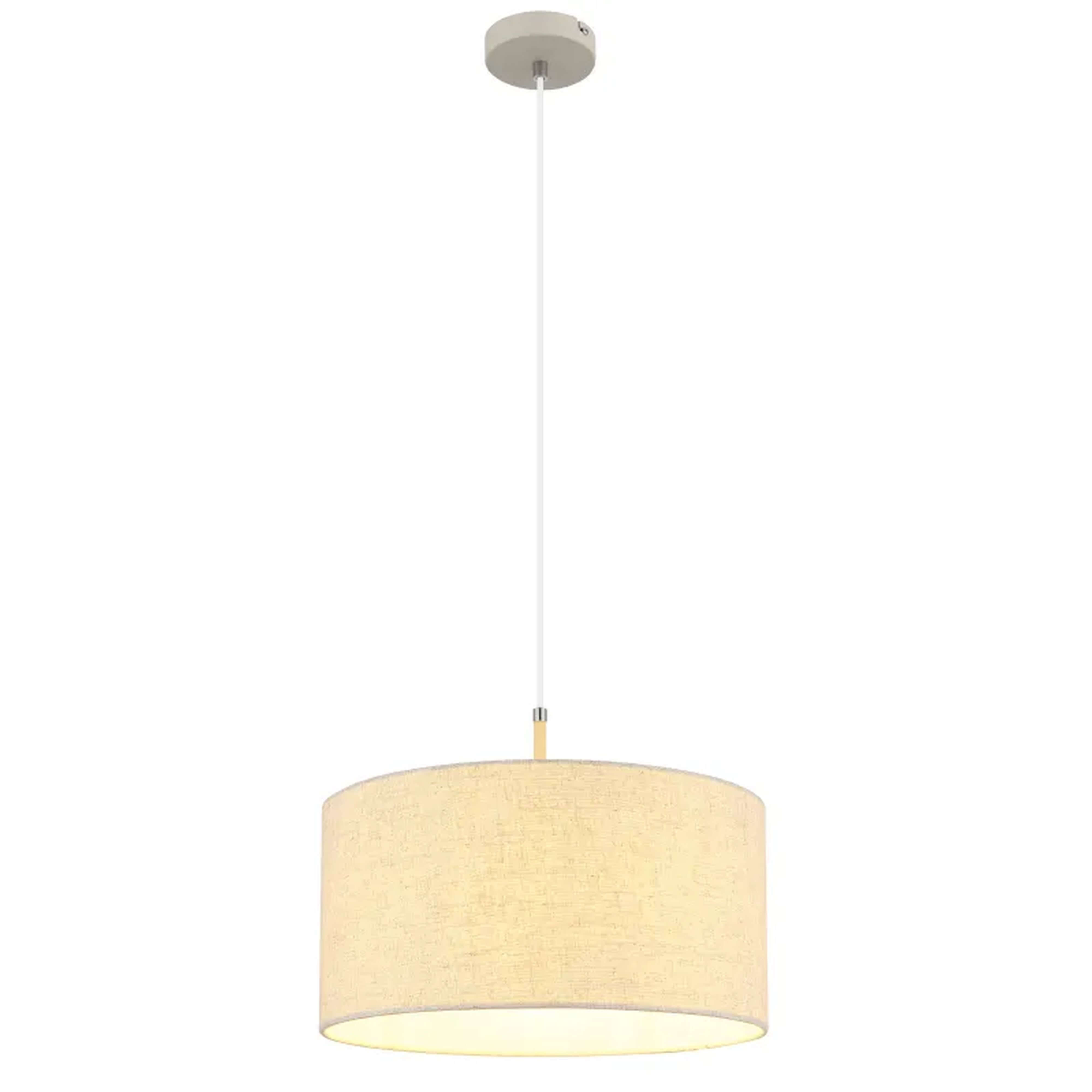 Globo Lighting Deleon lampada sospesa 1x60 W sabbia-crema 15968H