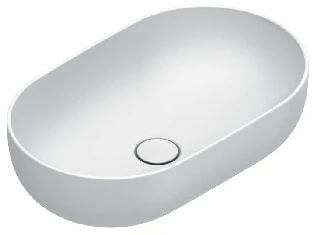 Catalano Sfera lavabo 60x37 cm ovale da appoggio bianco lucida 0522610021