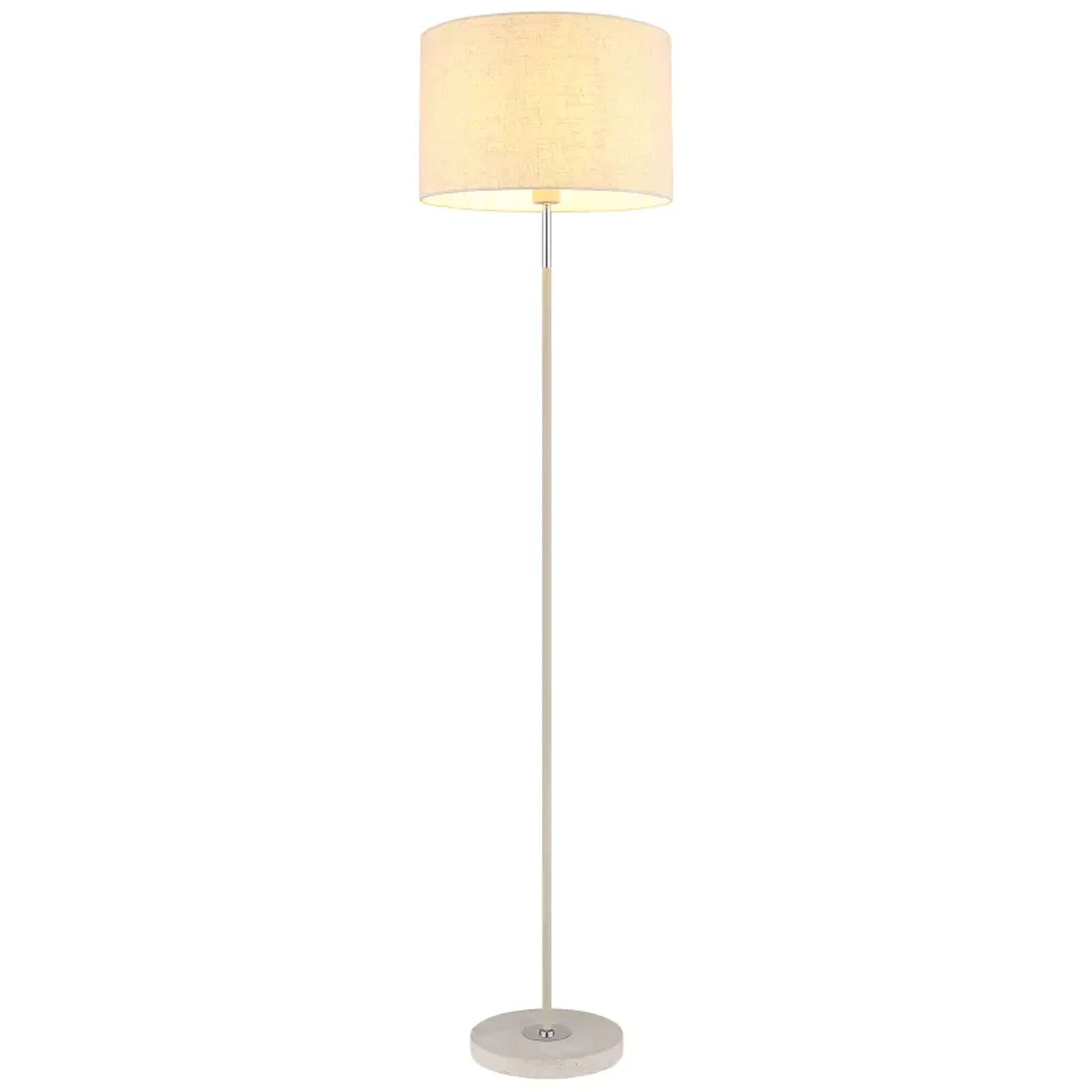 Globo Lighting Deleon lampada da terra 1x60 W sabbia-crema 15968S