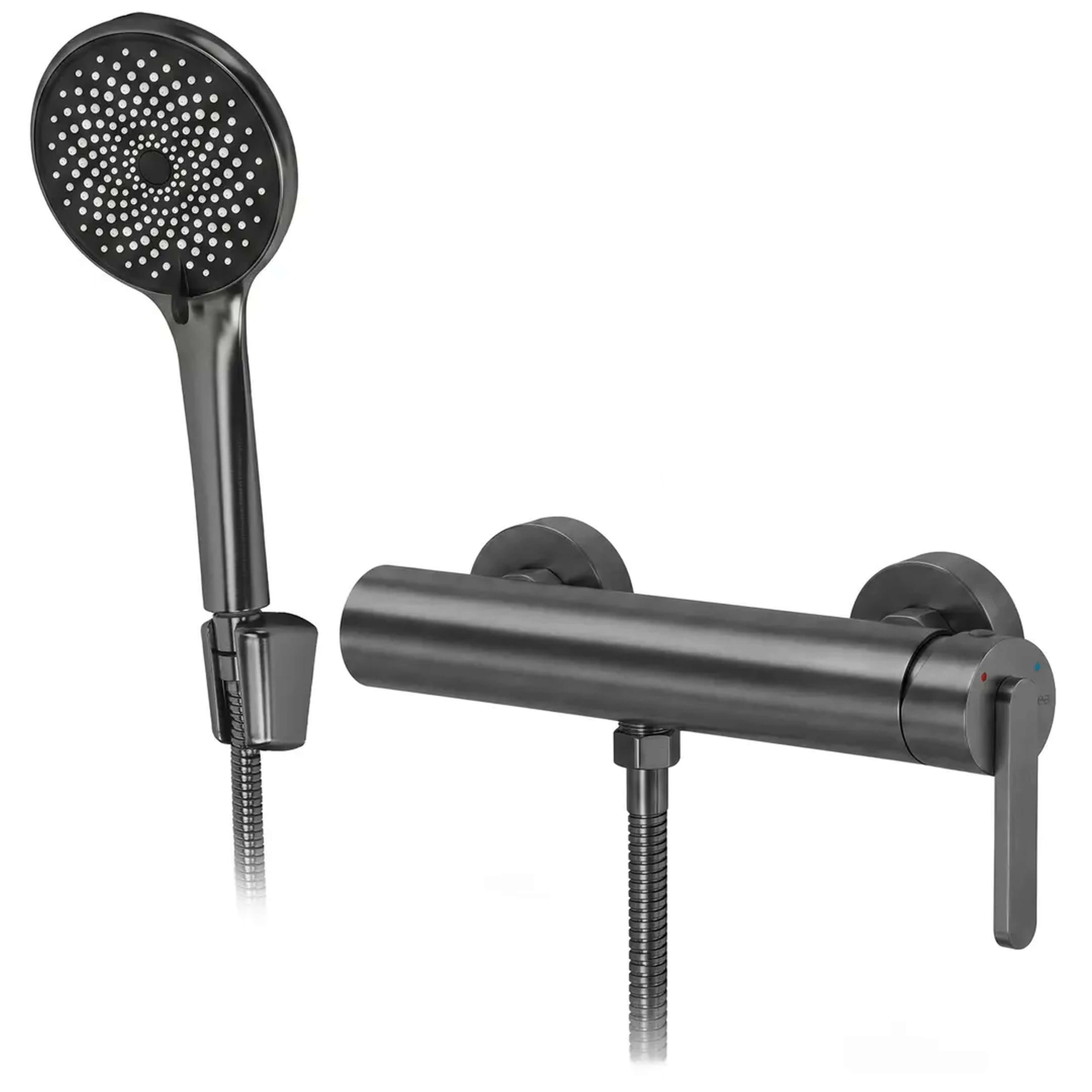 Rea Ontario Side rubinetto per doccia a parete grafite REA-B6551