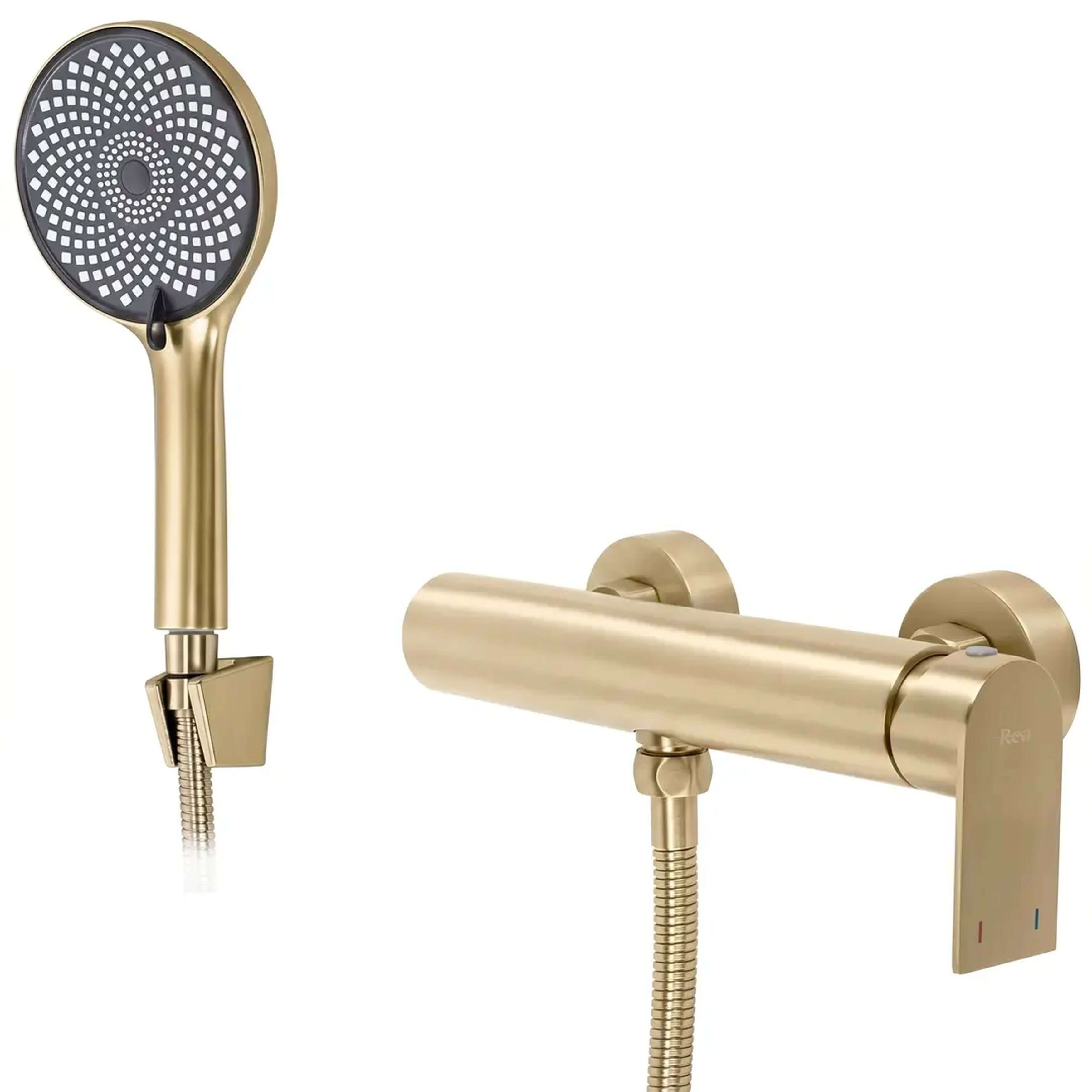 Rea Hunter rubinetto per doccia a parete oro REA-B6693