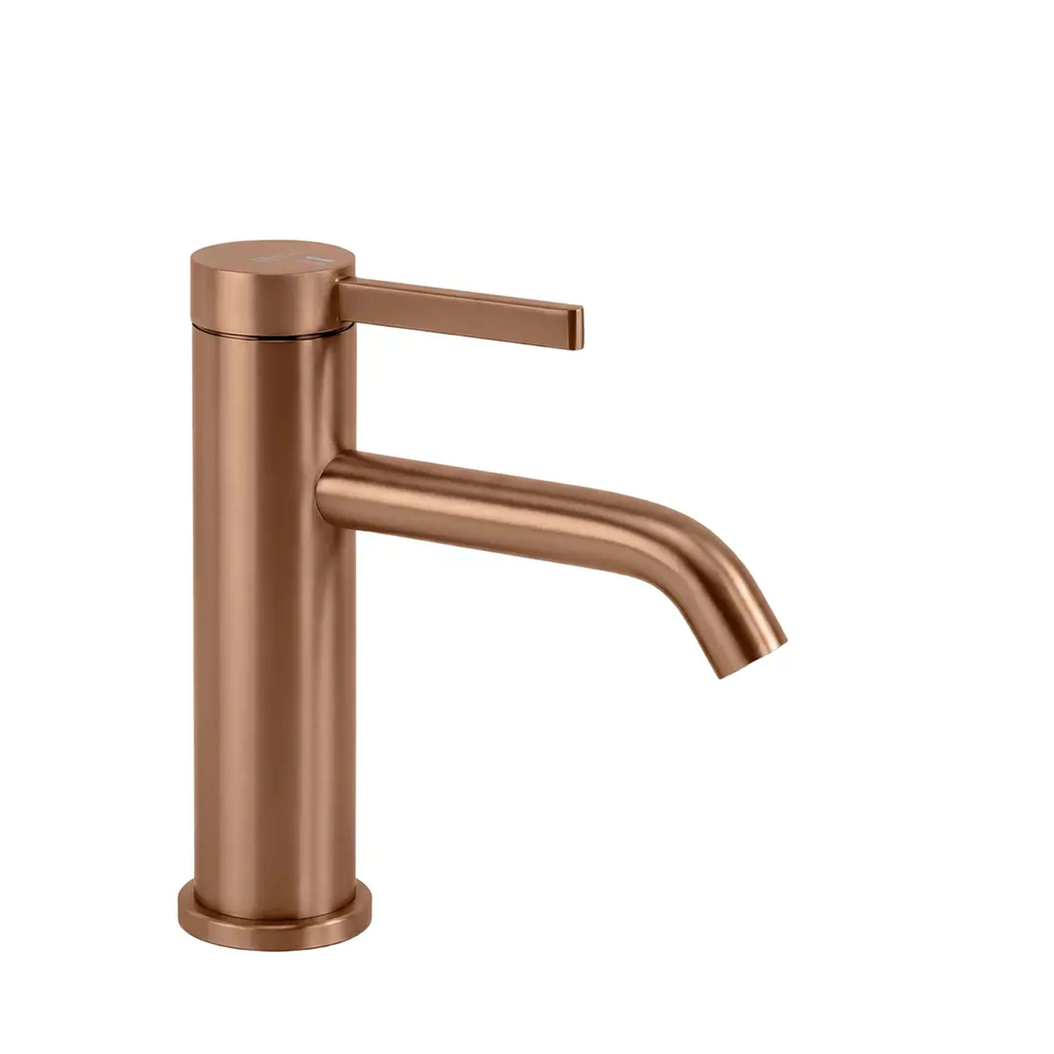 Rea Rivo rubinetto per lavabo verticale rame REA-B6537
