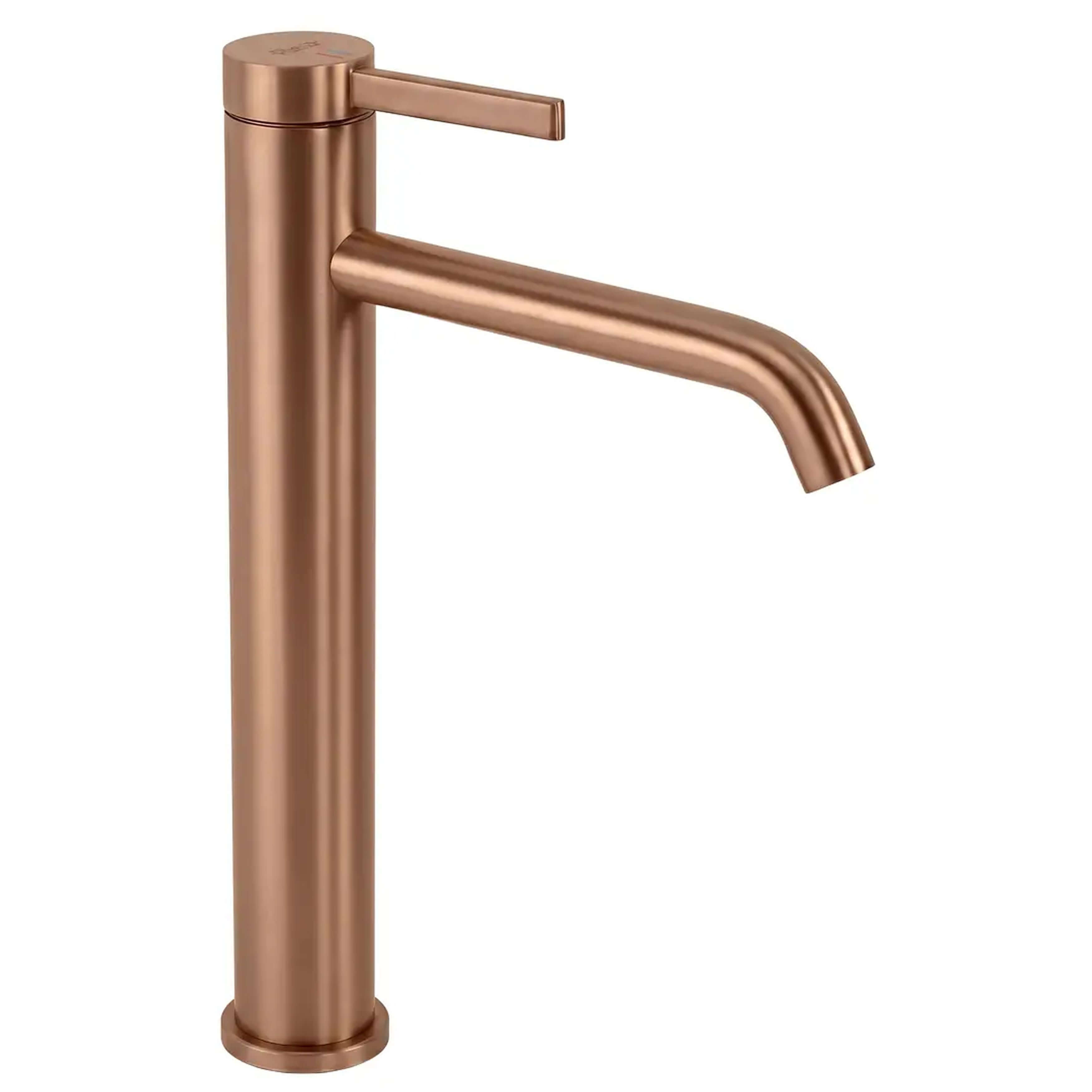 Rea Rivo rubinetto per lavabo verticale rame REA-B9323