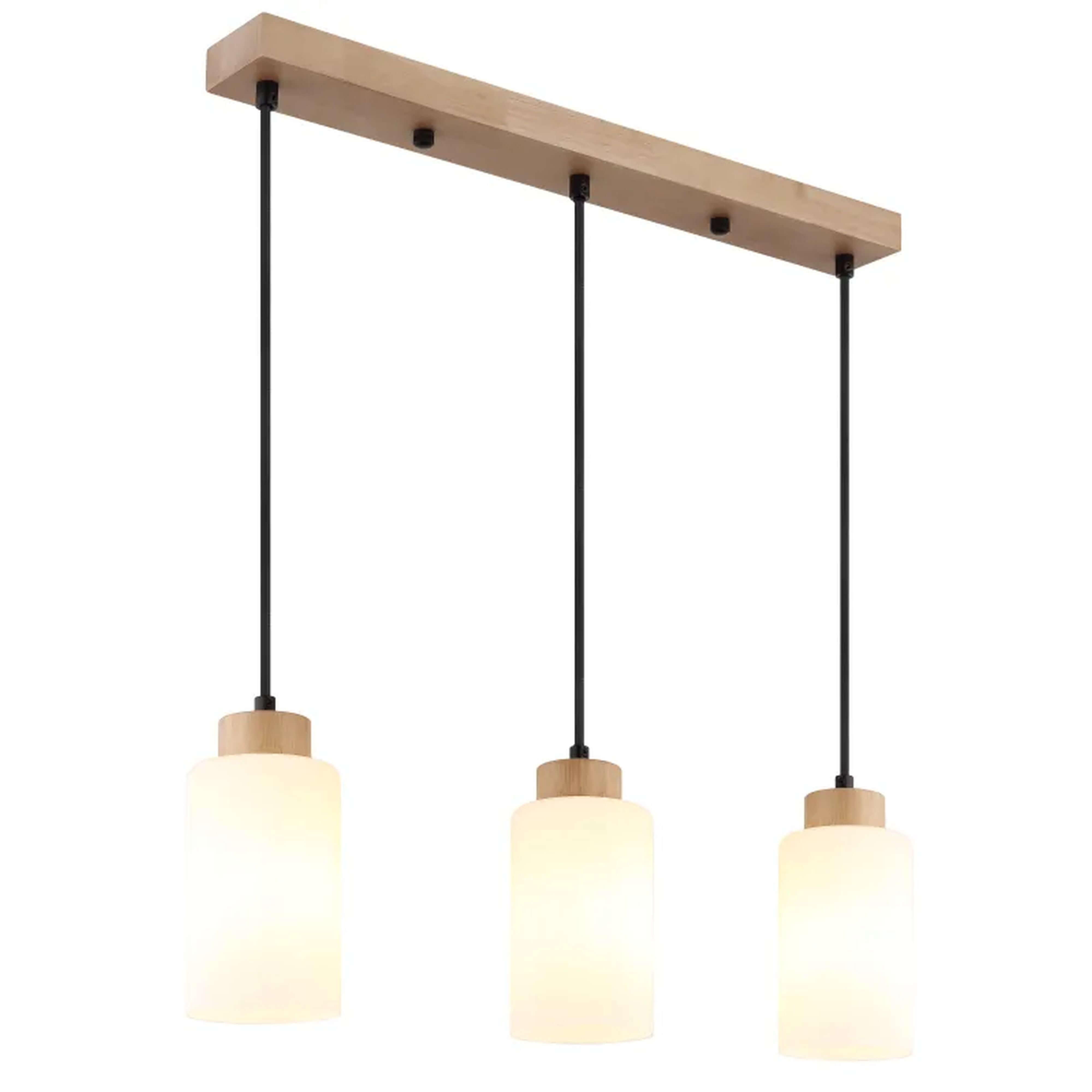 Globo Lighting Rowena lampada sospesa 3x60 W bianco-marrone 15977-3H