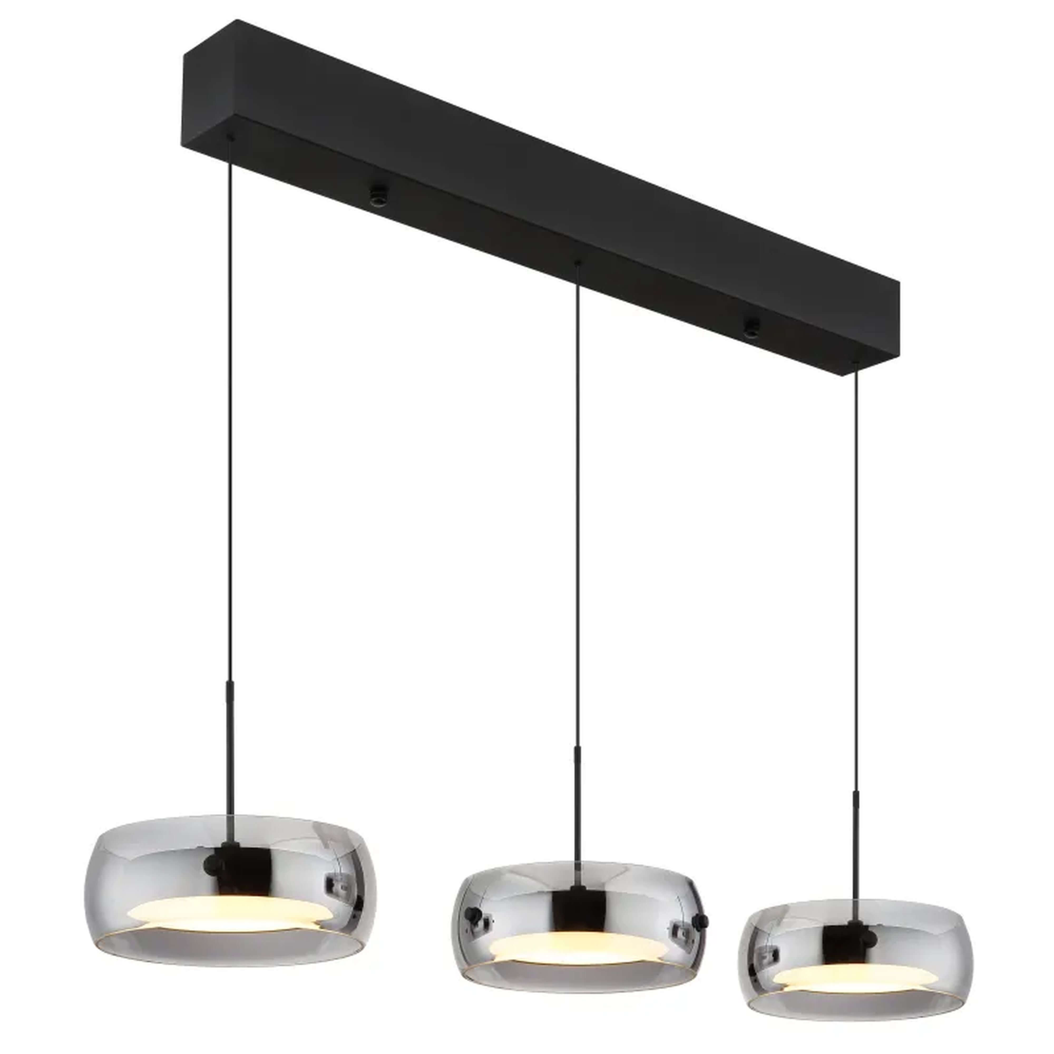 Globo Lighting Livion lampada sospesa 3x30 W nero 16058-3
