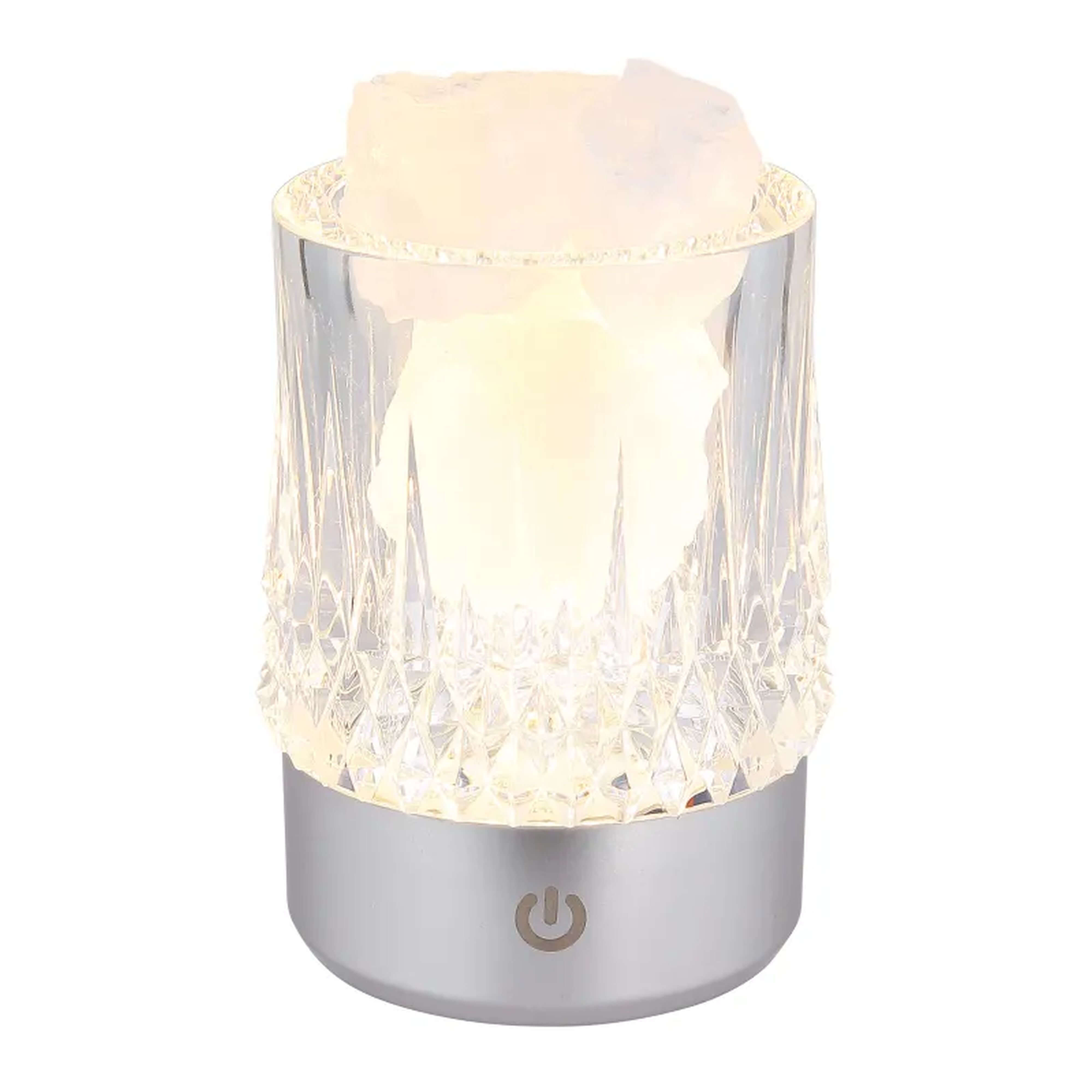 Globo Lighting Lizzy lampada da tavolo 1x1 W trasparente-argento 21044S