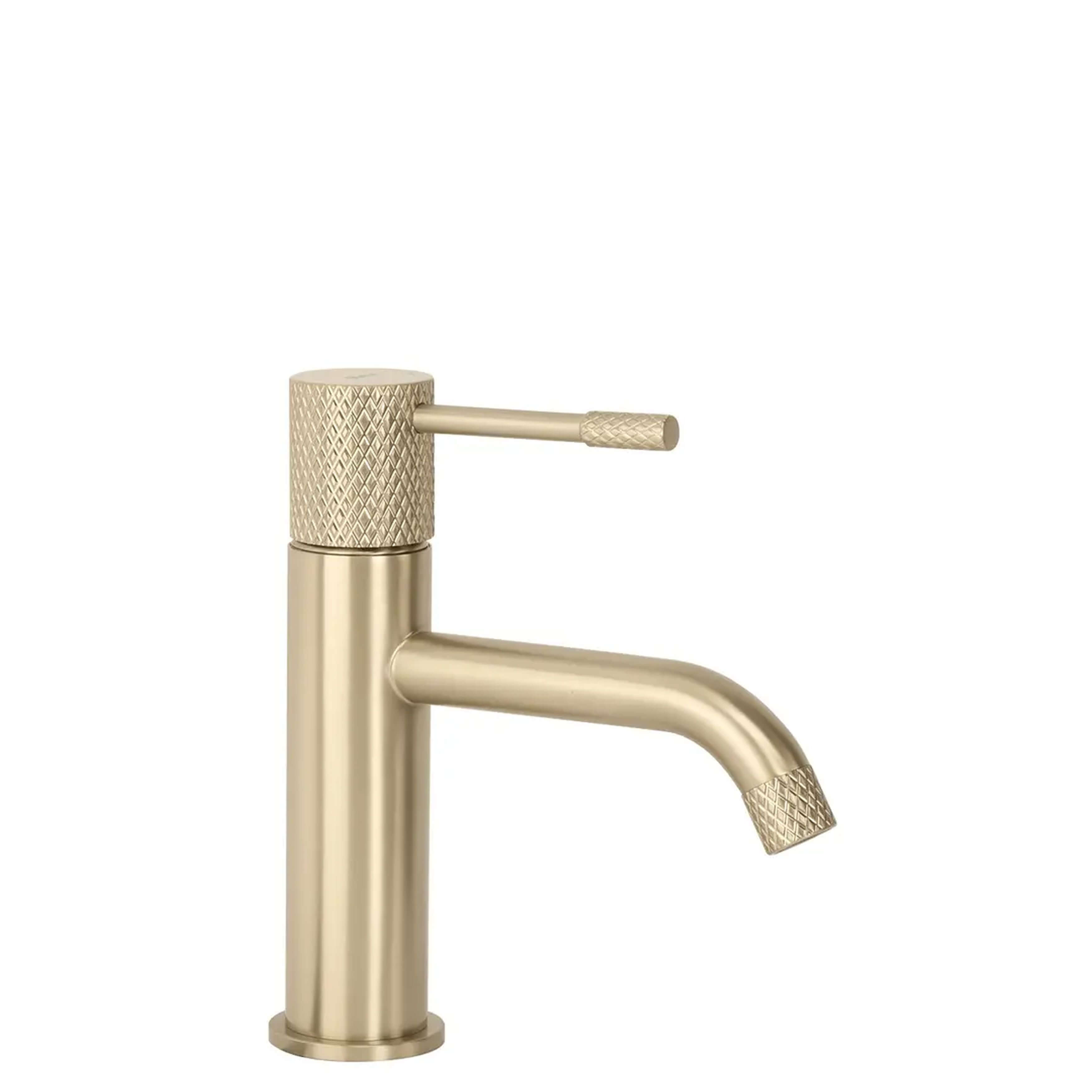 Rea Venti rubinetto per lavabo verticale oro REA-B9785