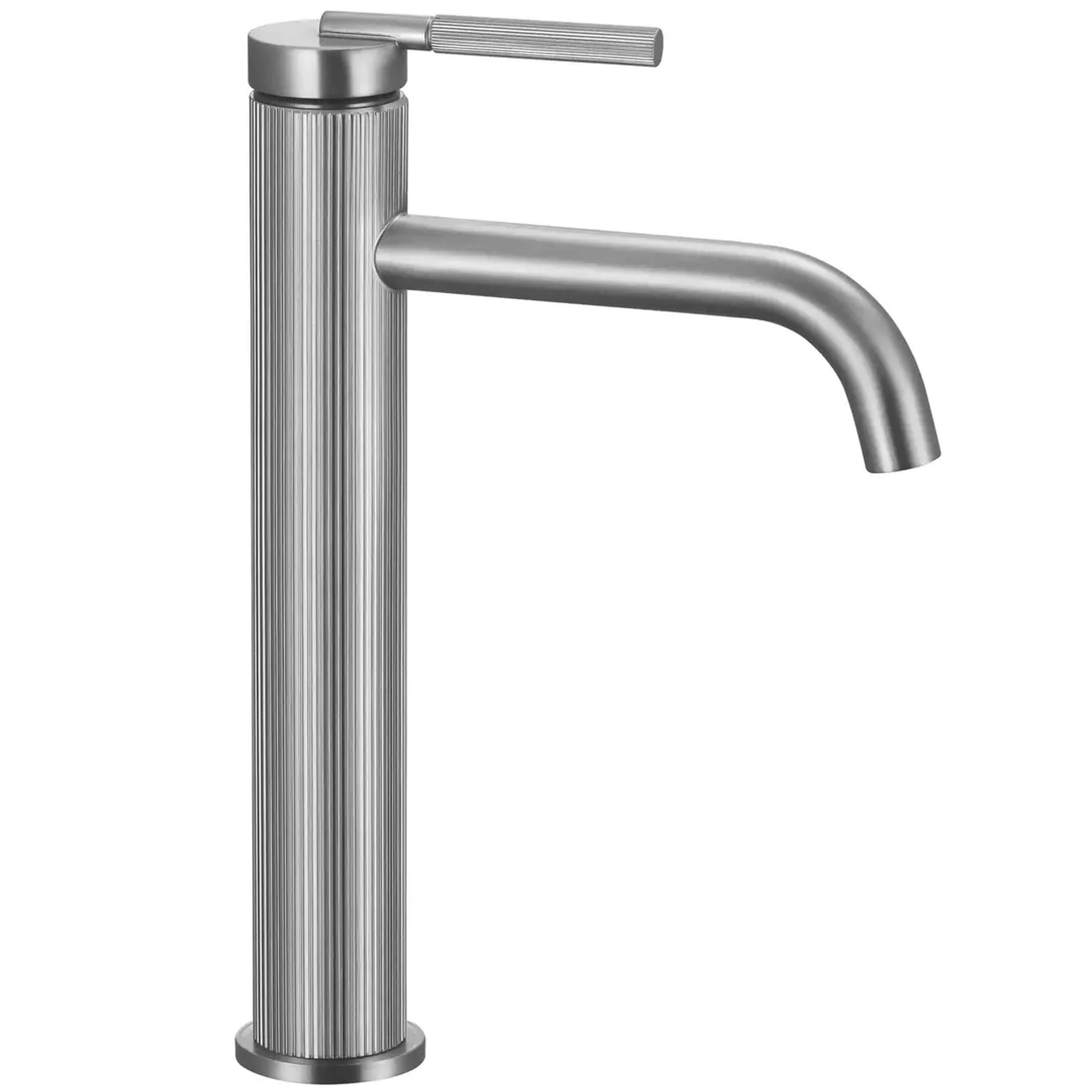 Rea Argon rubinetto per lavabo verticale acciaio-nichel REA-B6450