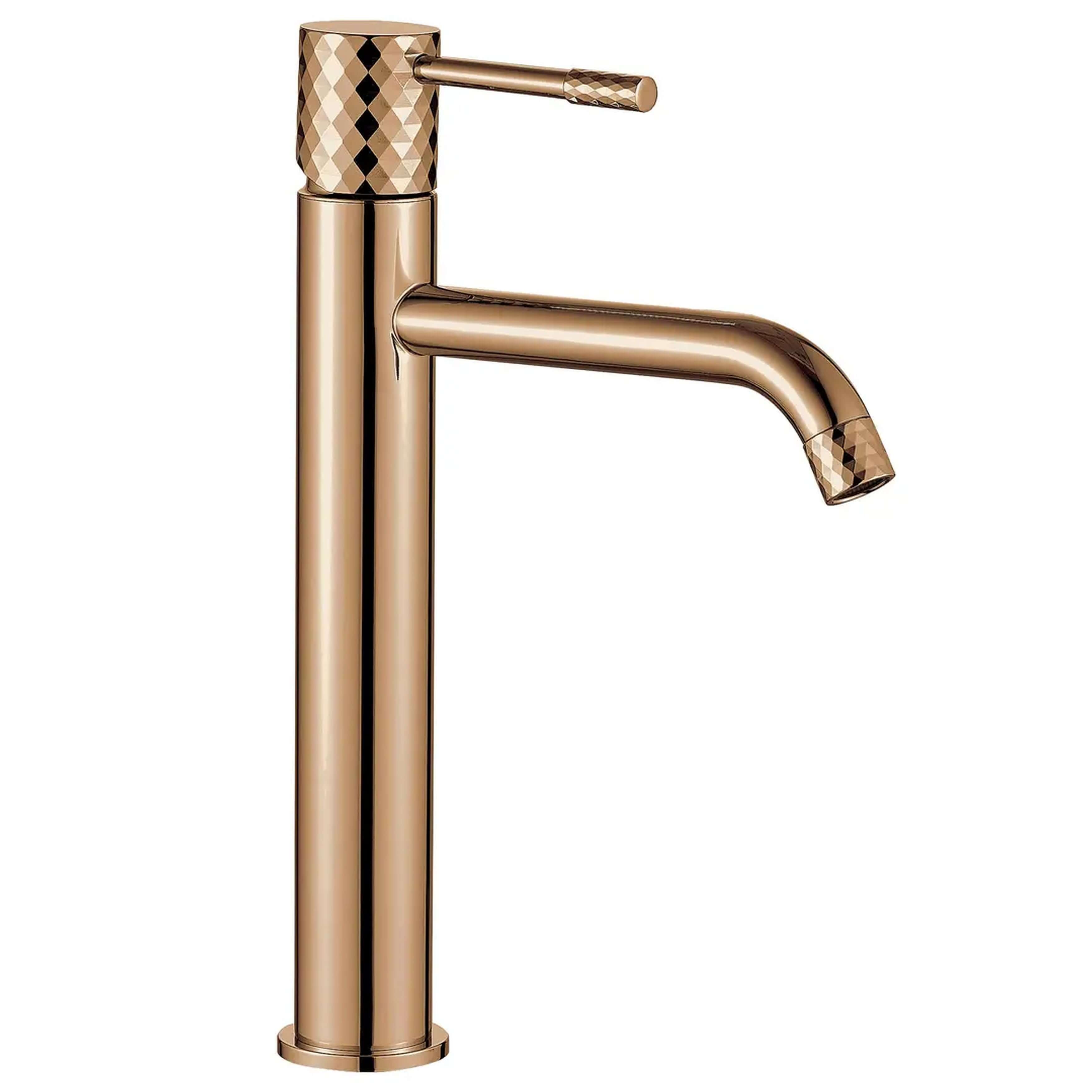 Rea Lungo rubinetto per lavabo verticale rame REA-B8996