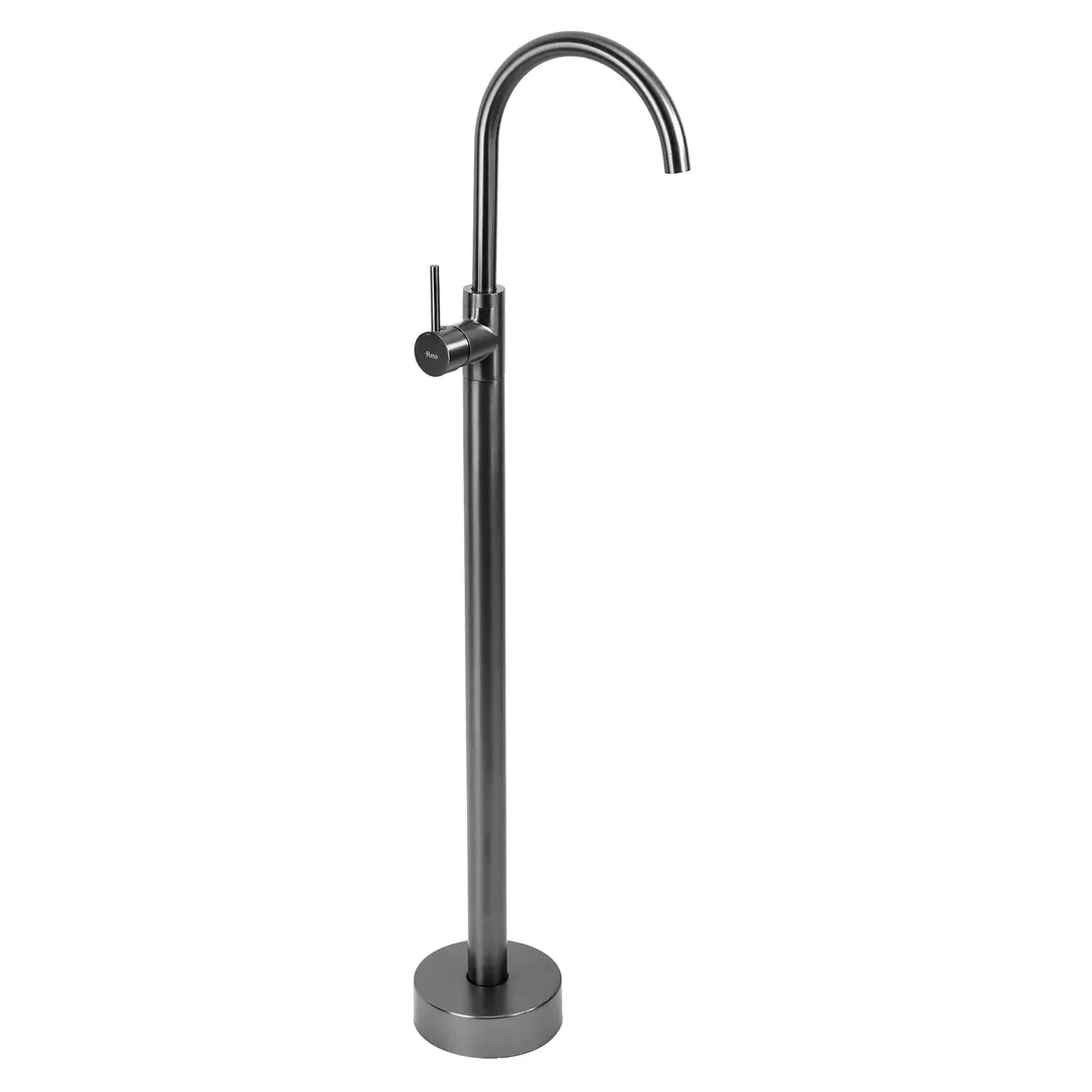 Rea Lungo rubinetto per lavabo a terra grafite REA-B4308