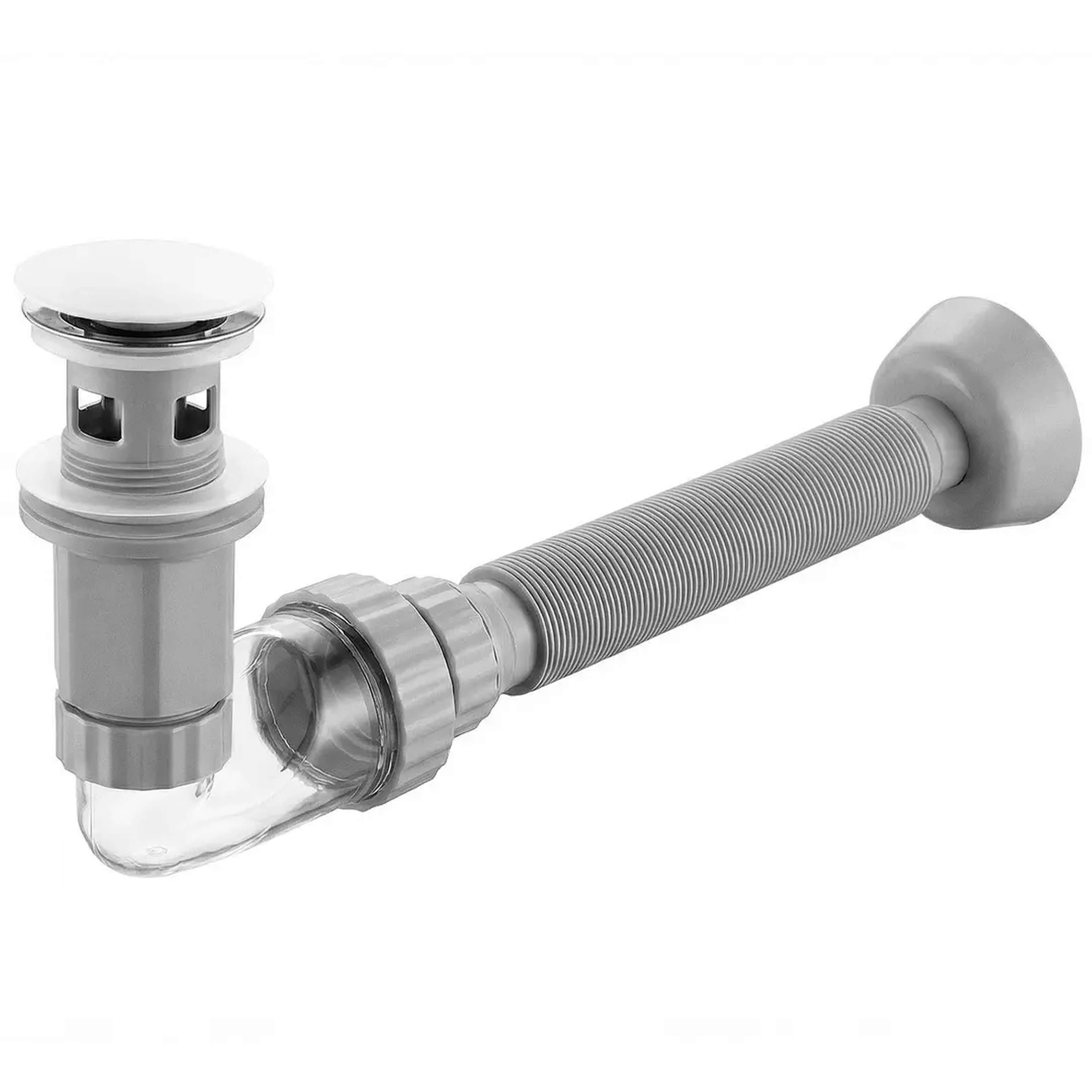 Rea Flow sifone per lavabo bianco REA-A9493