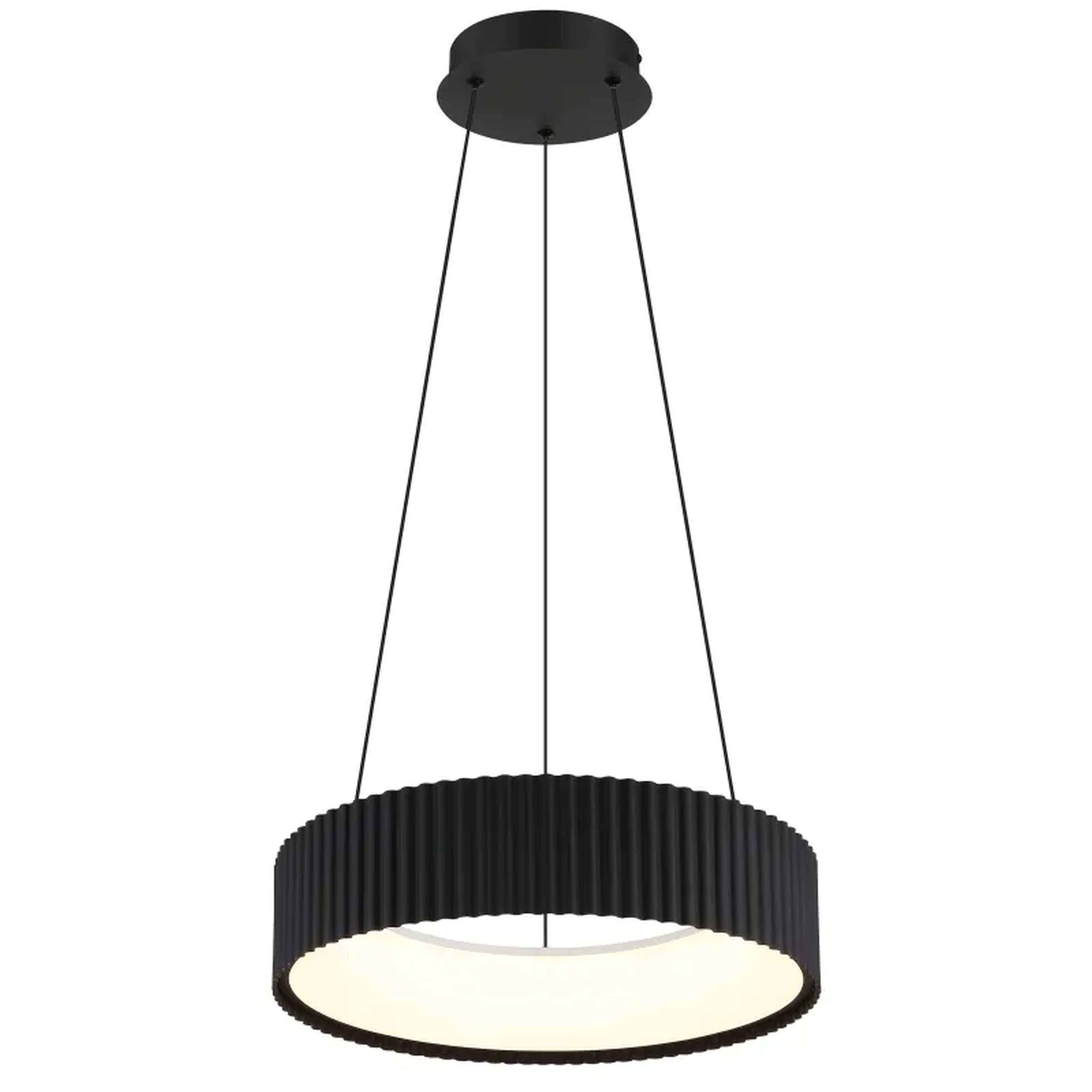 Globo Lighting Kemp lampada sospesa 1x45 W nero 15924S