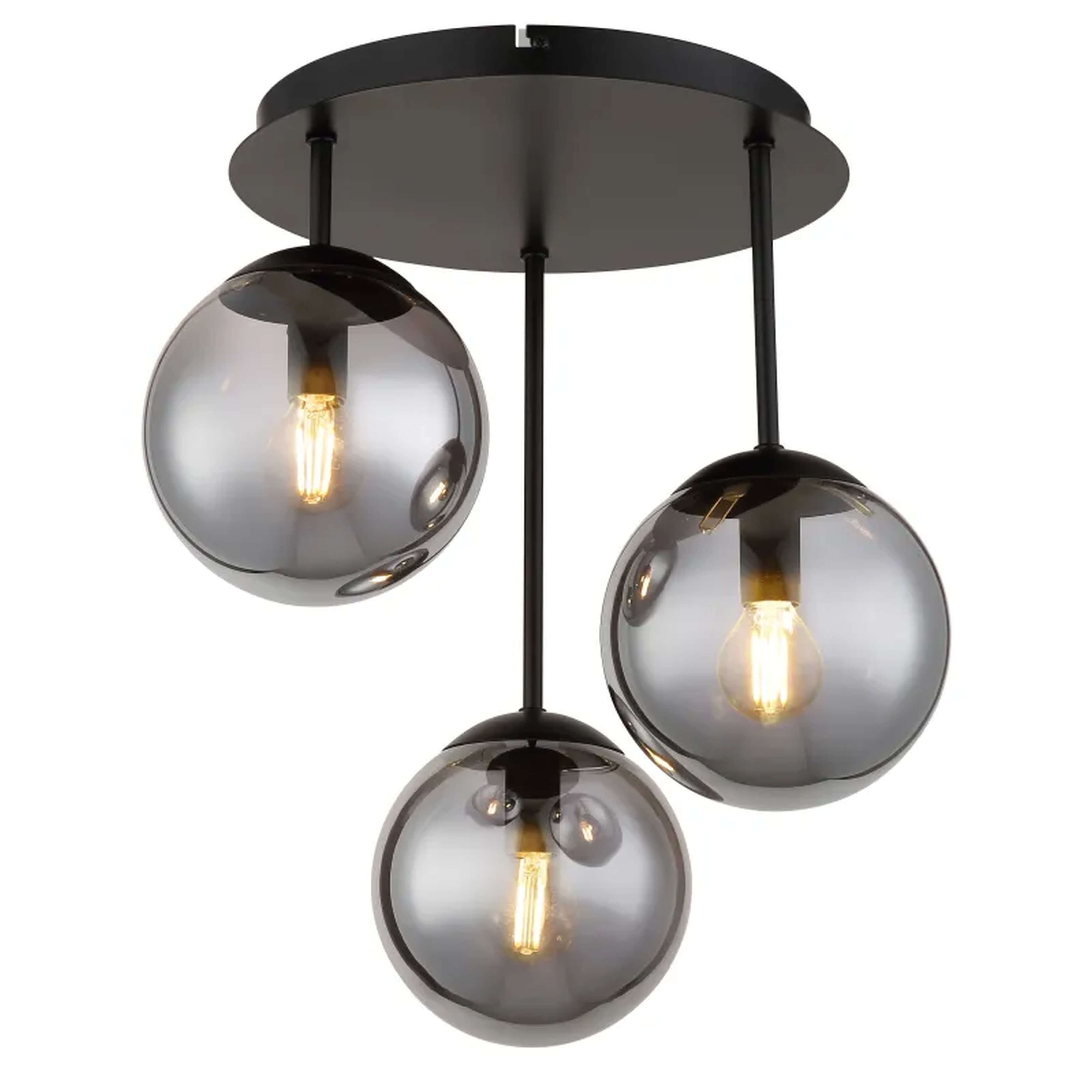 Globo Lighting Harmon lampada da soffitto 3x25 W nero 47441-3S