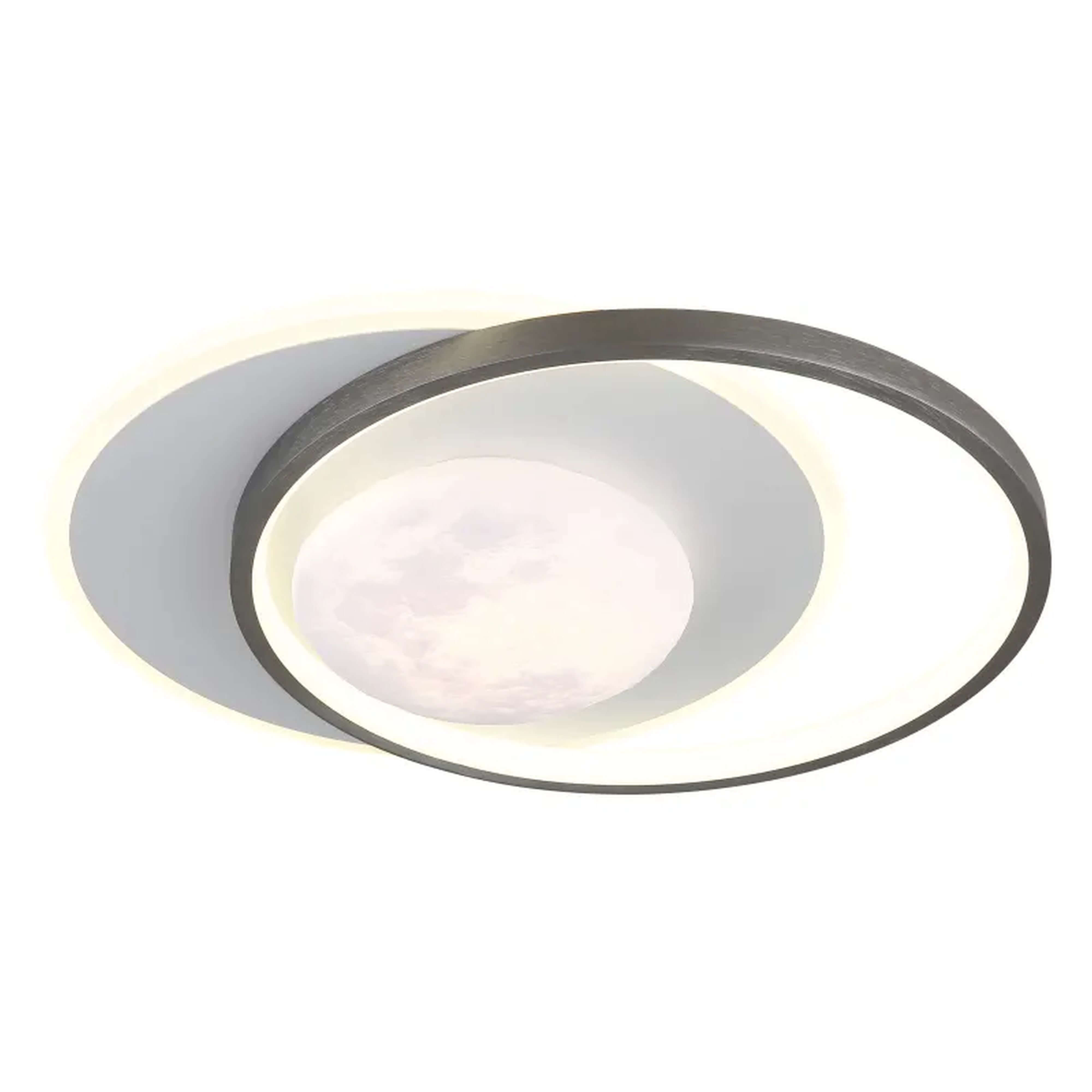 Globo Lighting Moon lampada da soffitto 2x30 W bianco-nero 41785