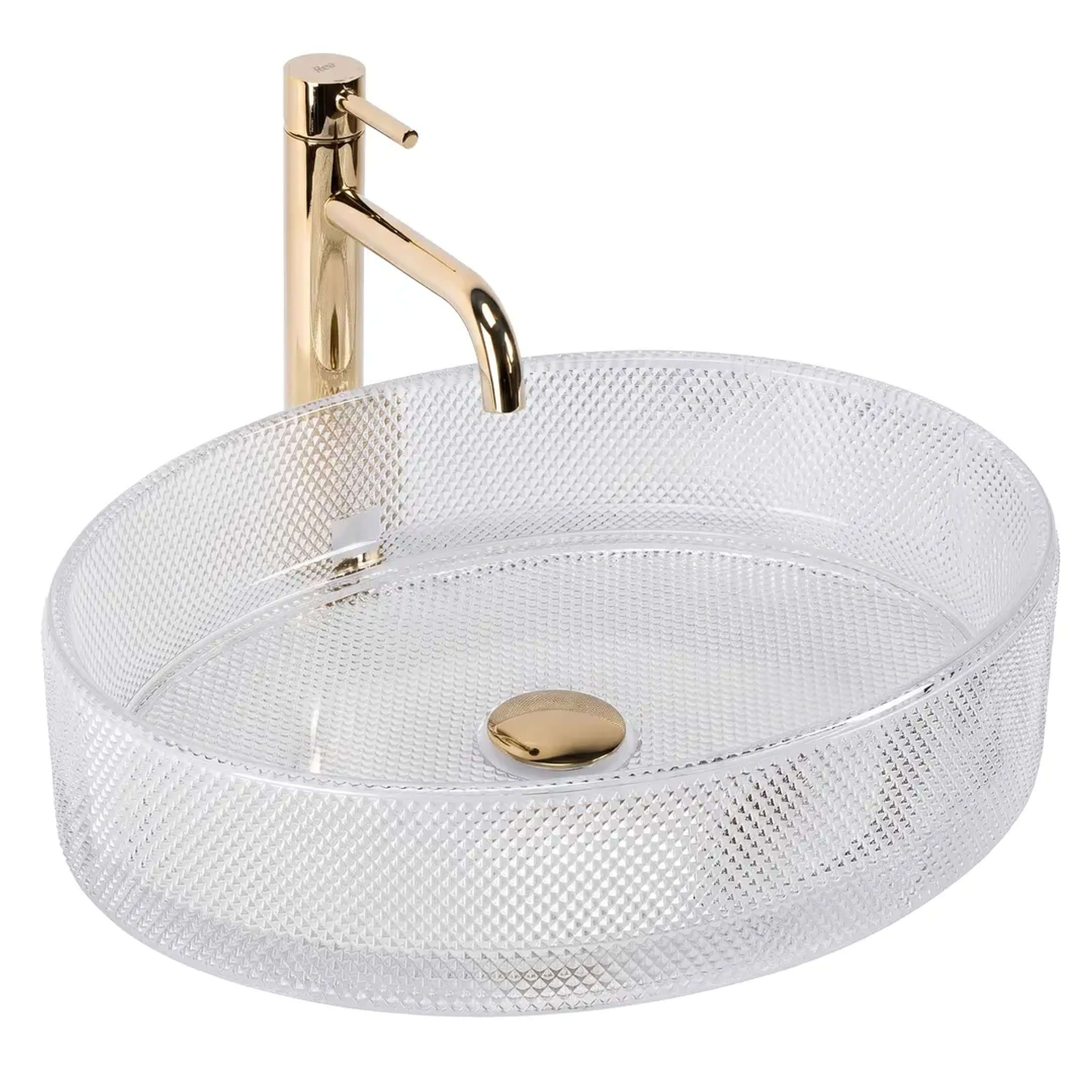 Rea Mirella lavabo 49.5x38 cm ovale da appoggio lucida REA-U3525