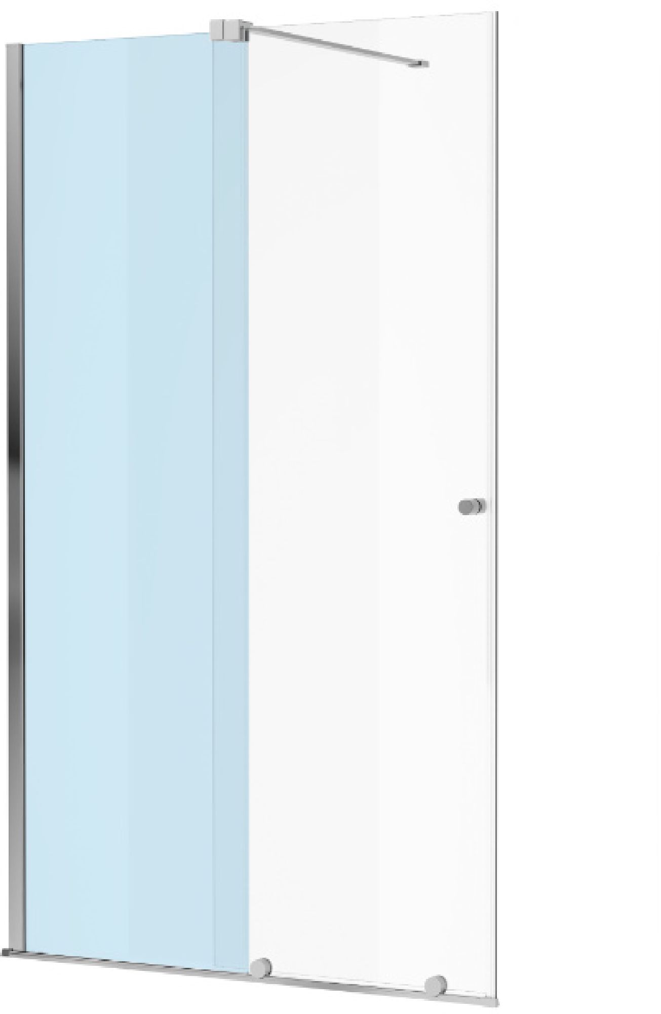 Excellent Ortigo parete doccia 110 cm /vetro trasparente KAEX.5007.01.1100.LP2/2