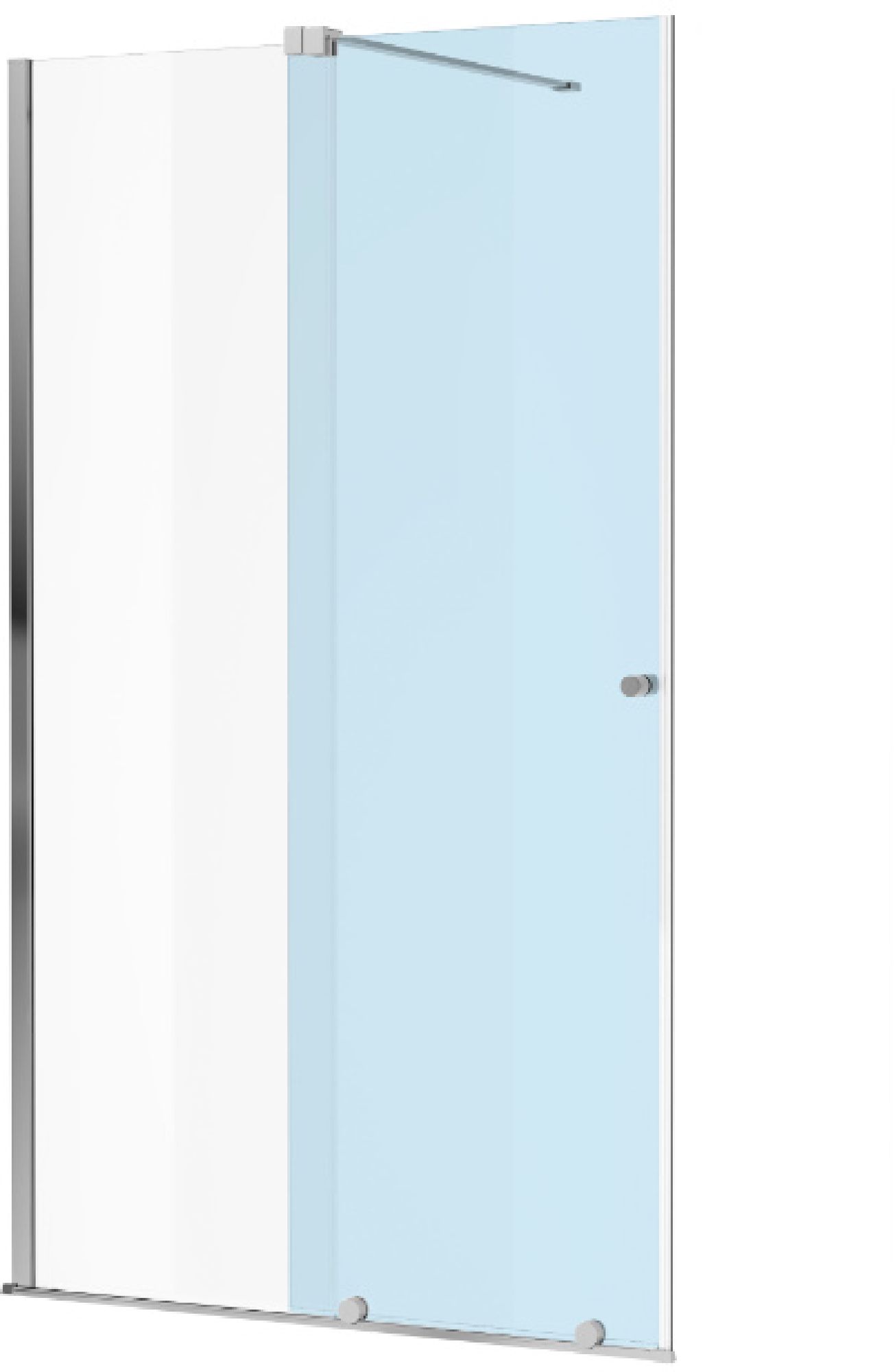 Excellent Ortigo porta doccia 130 cm scorrevole /vetro trasparente KAEX.5007.01.1300.LP1/2