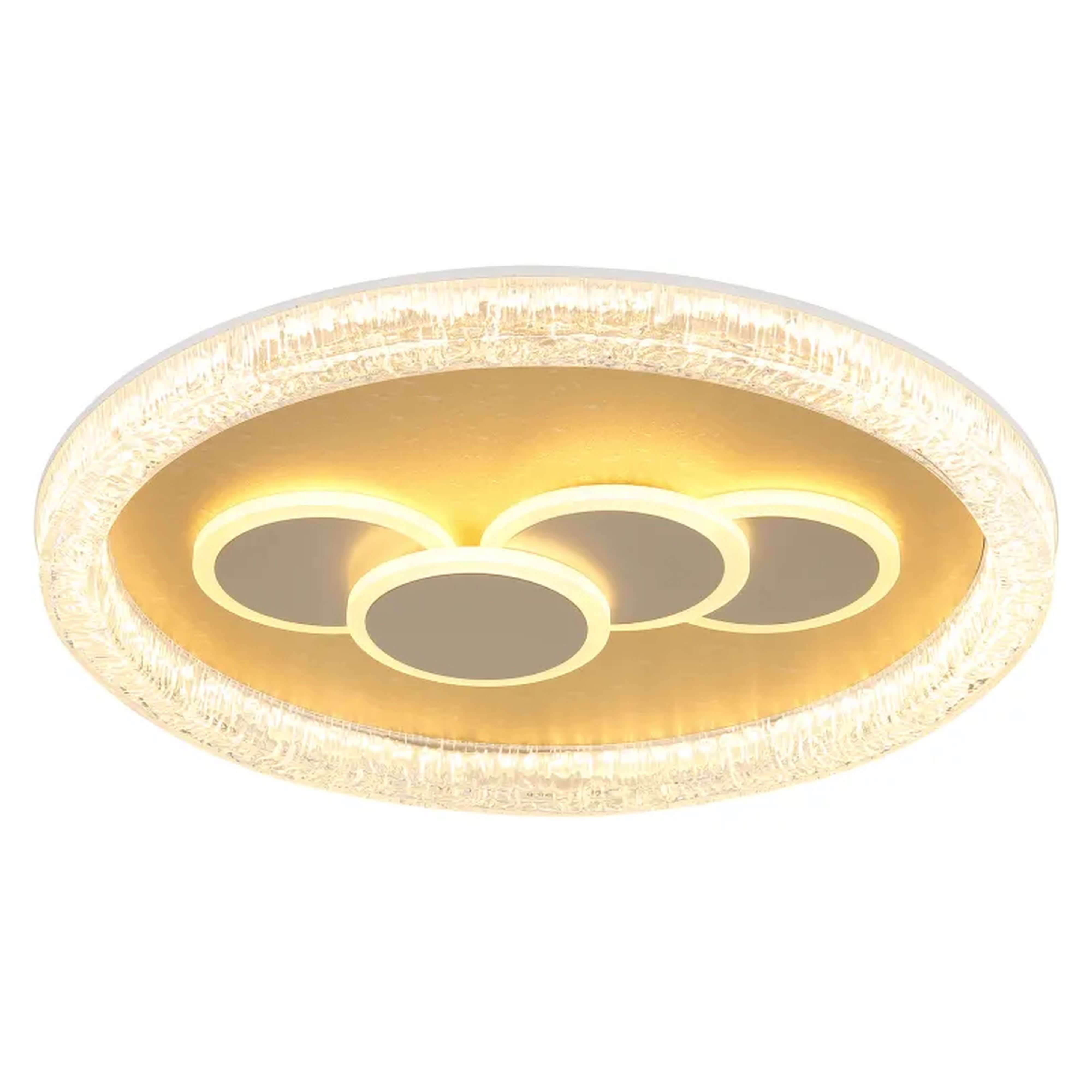 Globo Lighting Loraine lampada da soffitto 5x40 W bianco-trasparente 48476-40R