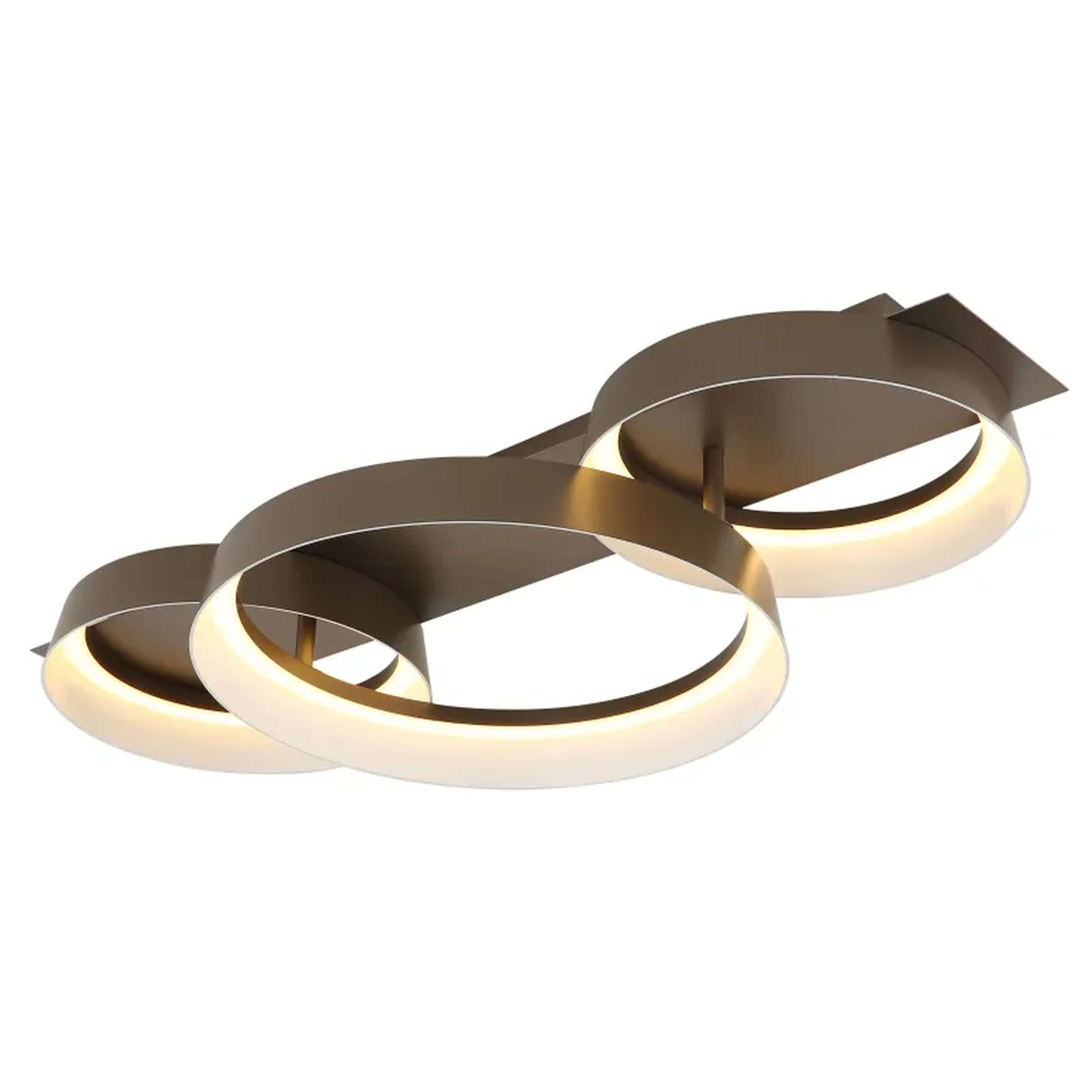 Globo Lighting Syrakus lampada da soffitto 3x40 W marrone 48048D2