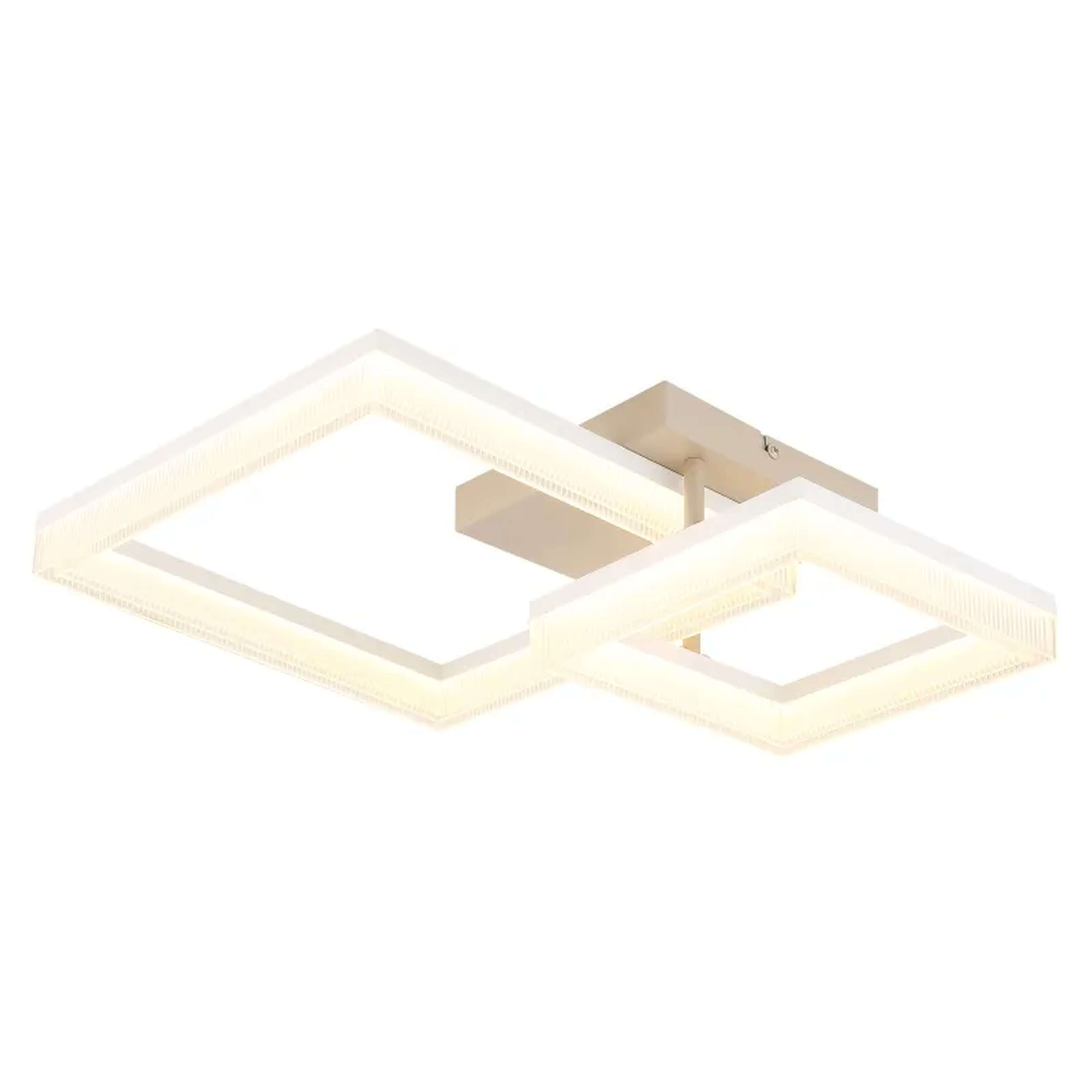 Globo Lighting Marlenne lampada da soffitto 1x24 W bianco-sabbia 48047D