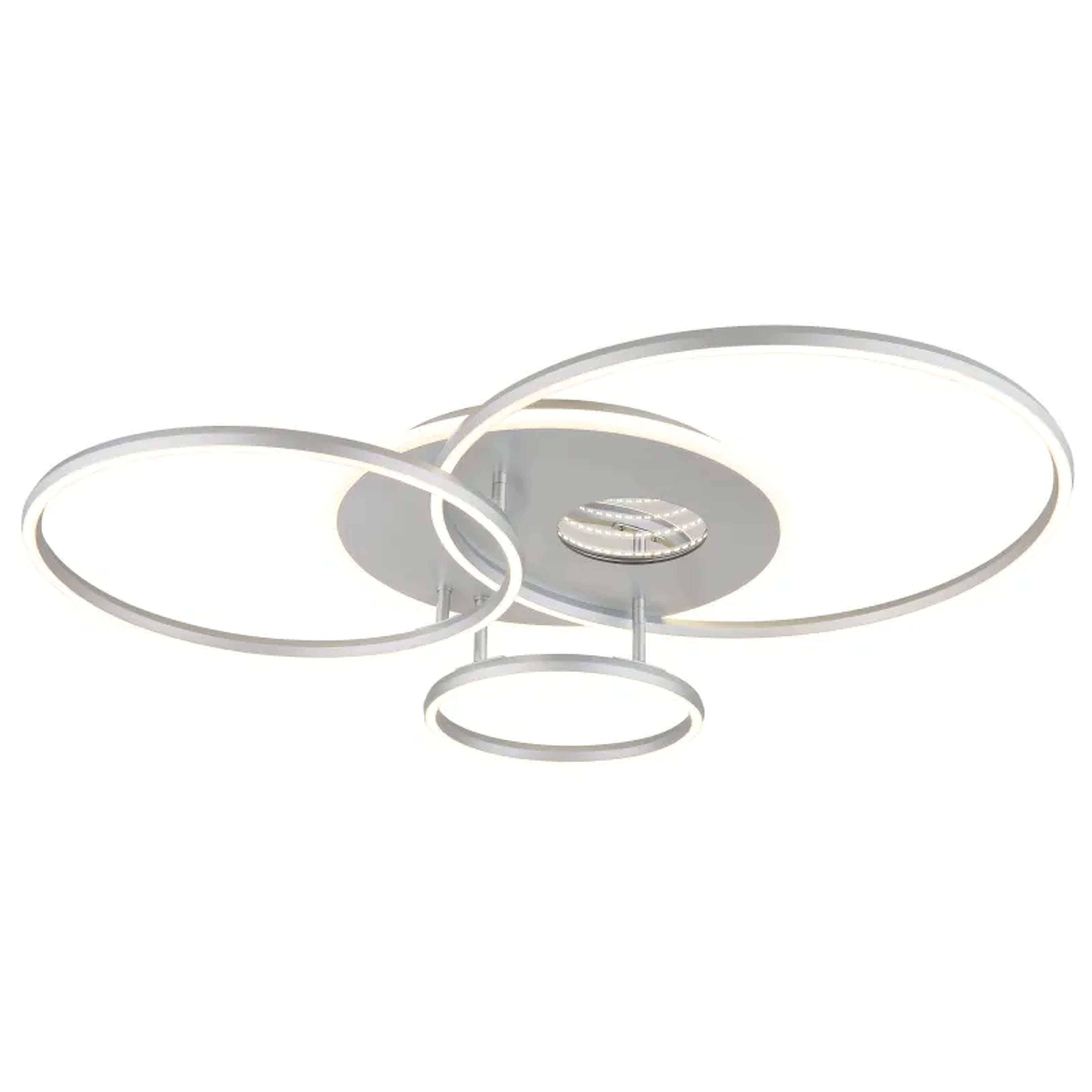 Globo Lighting Invertina lampada da soffitto 4x54 W bianco-argento 48466-54A