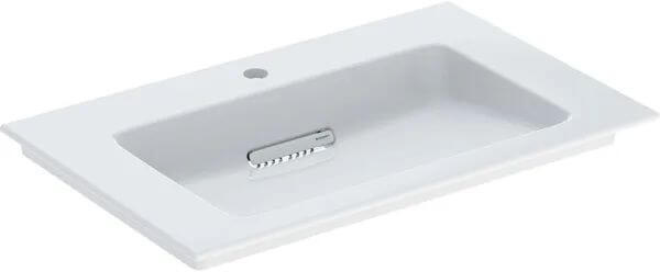 Geberit One lavabo 75x48 cm rettangolare da mobile bianco lucida 505.004.00.1