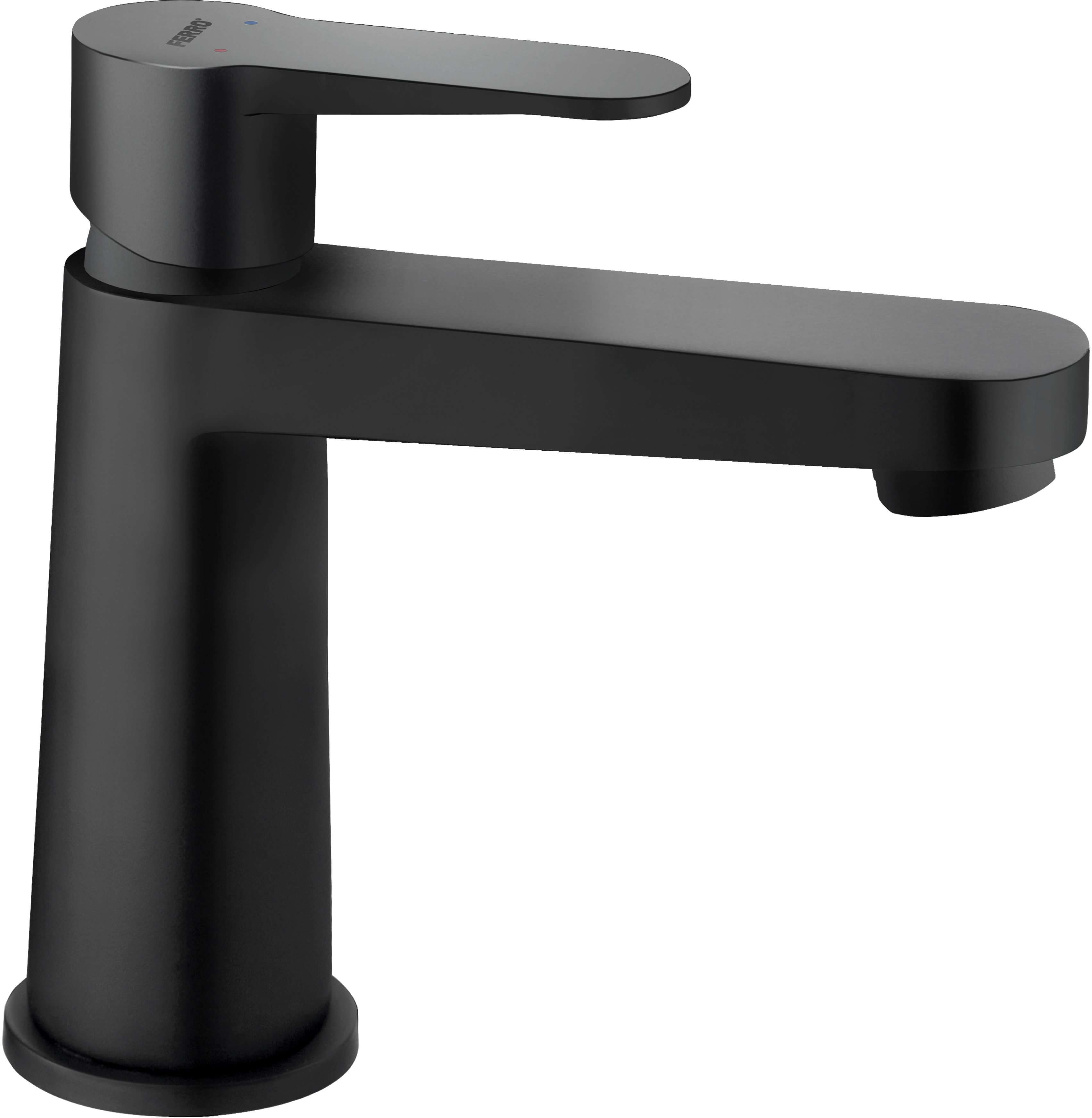 Ferro Nostris rubinetto per lavabo verticale nero BNS2BL