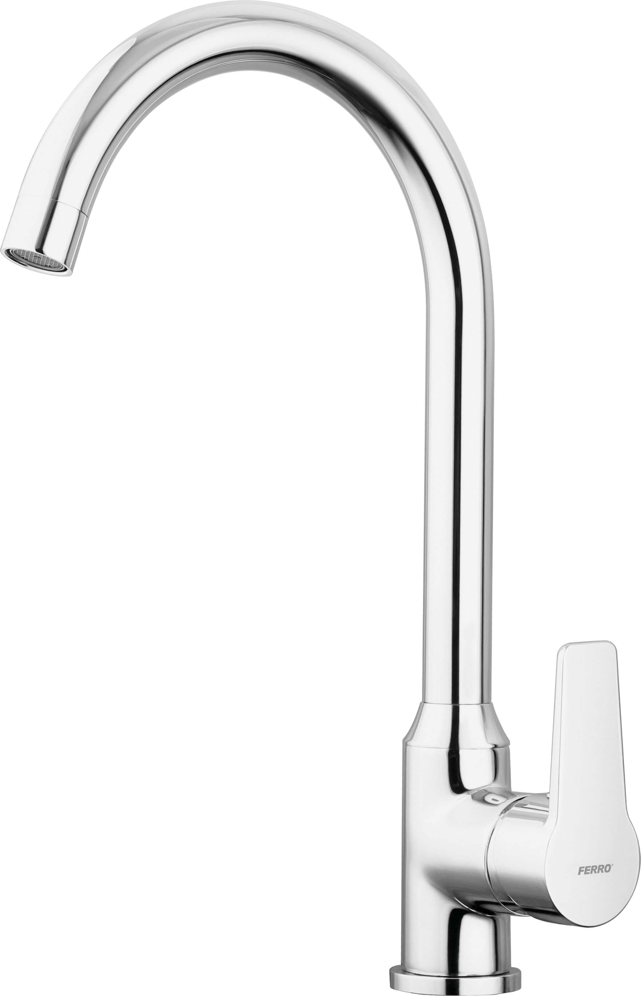 Ferro Ritto rubinetto da cucina verticale cromo BTR4