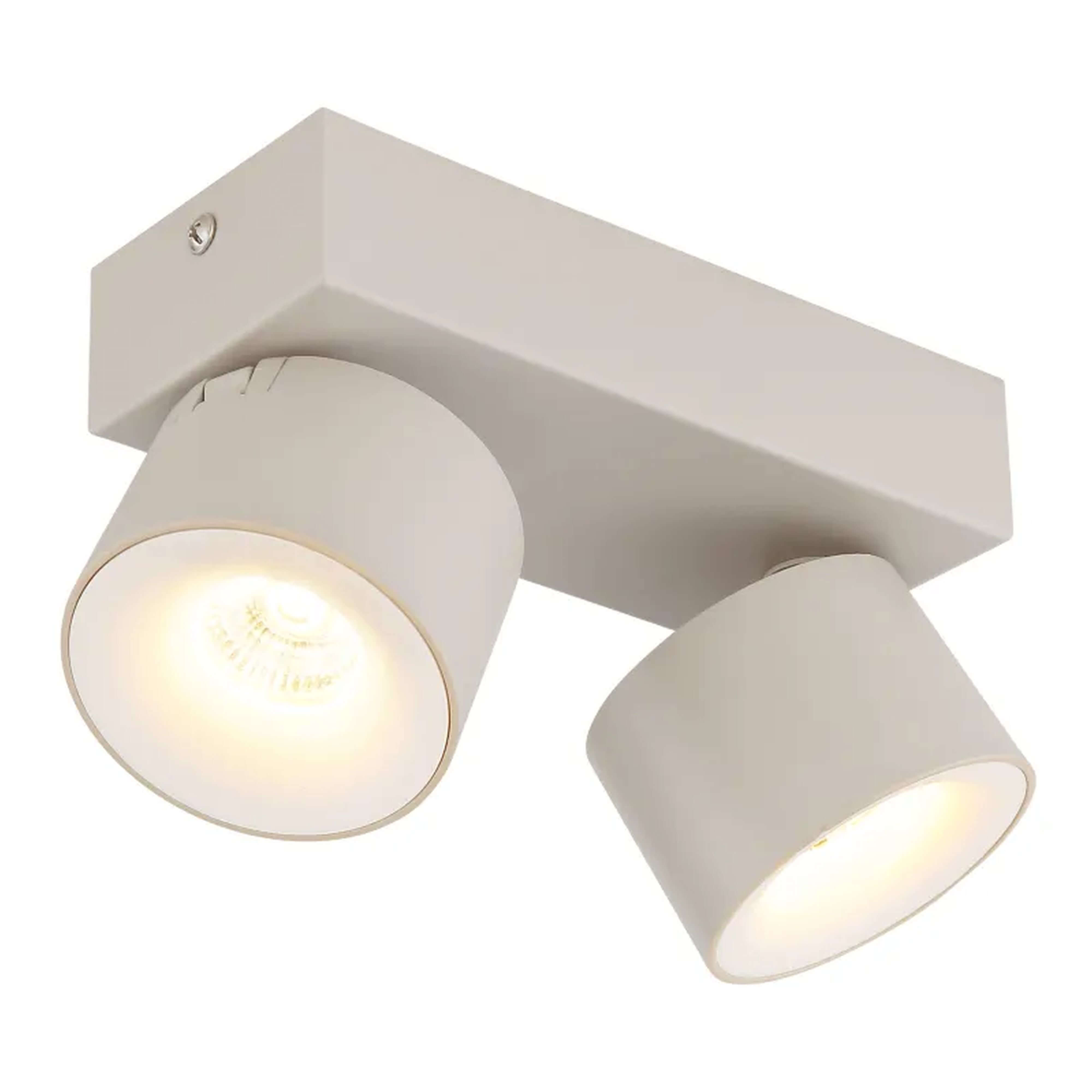 Globo Lighting Rae lampada a parete 2x6 W sabbia 56961-2S