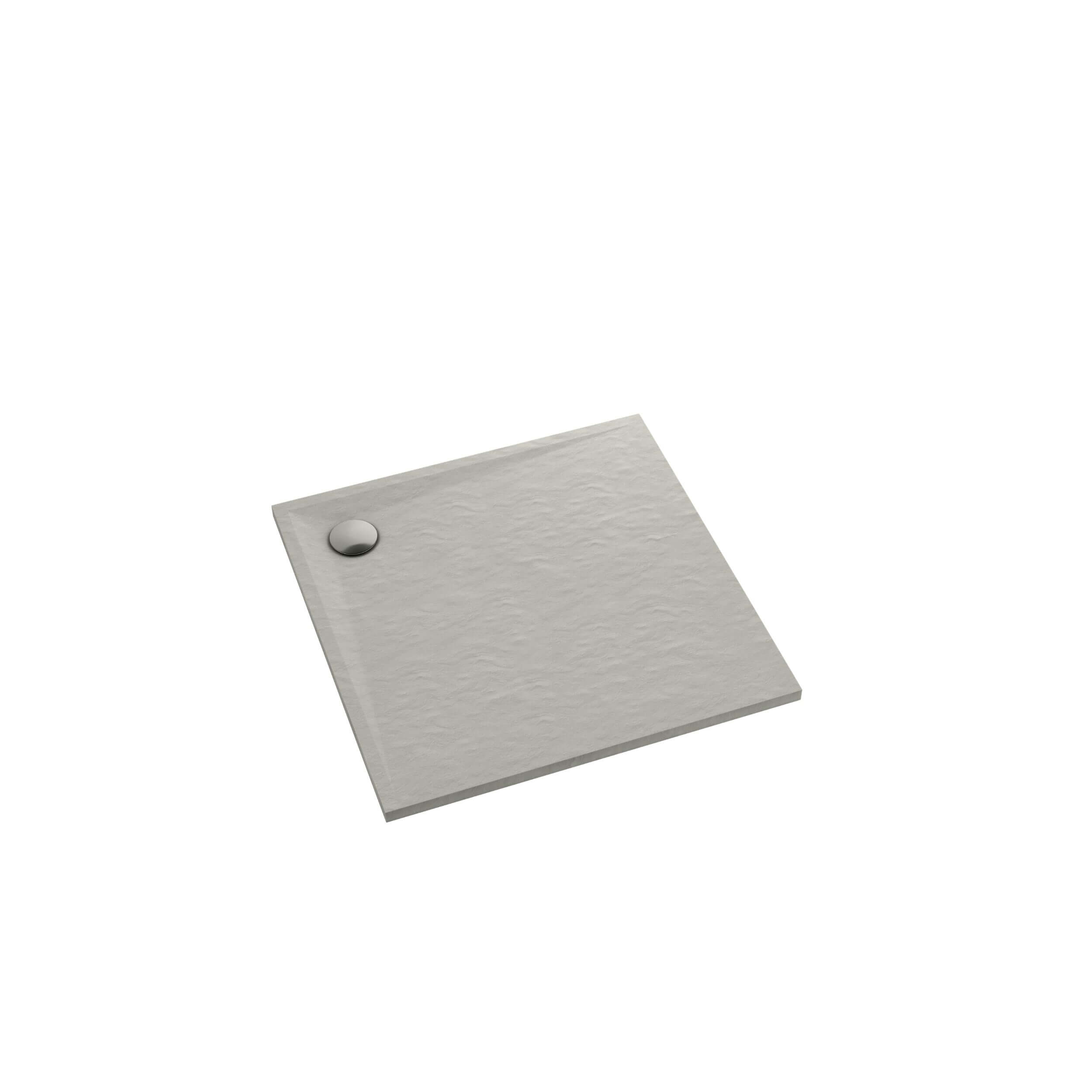 Schedpol Etrusco Cement Stone piatto doccia quadrato 80x80 cm cemento 3.460/CT/ST