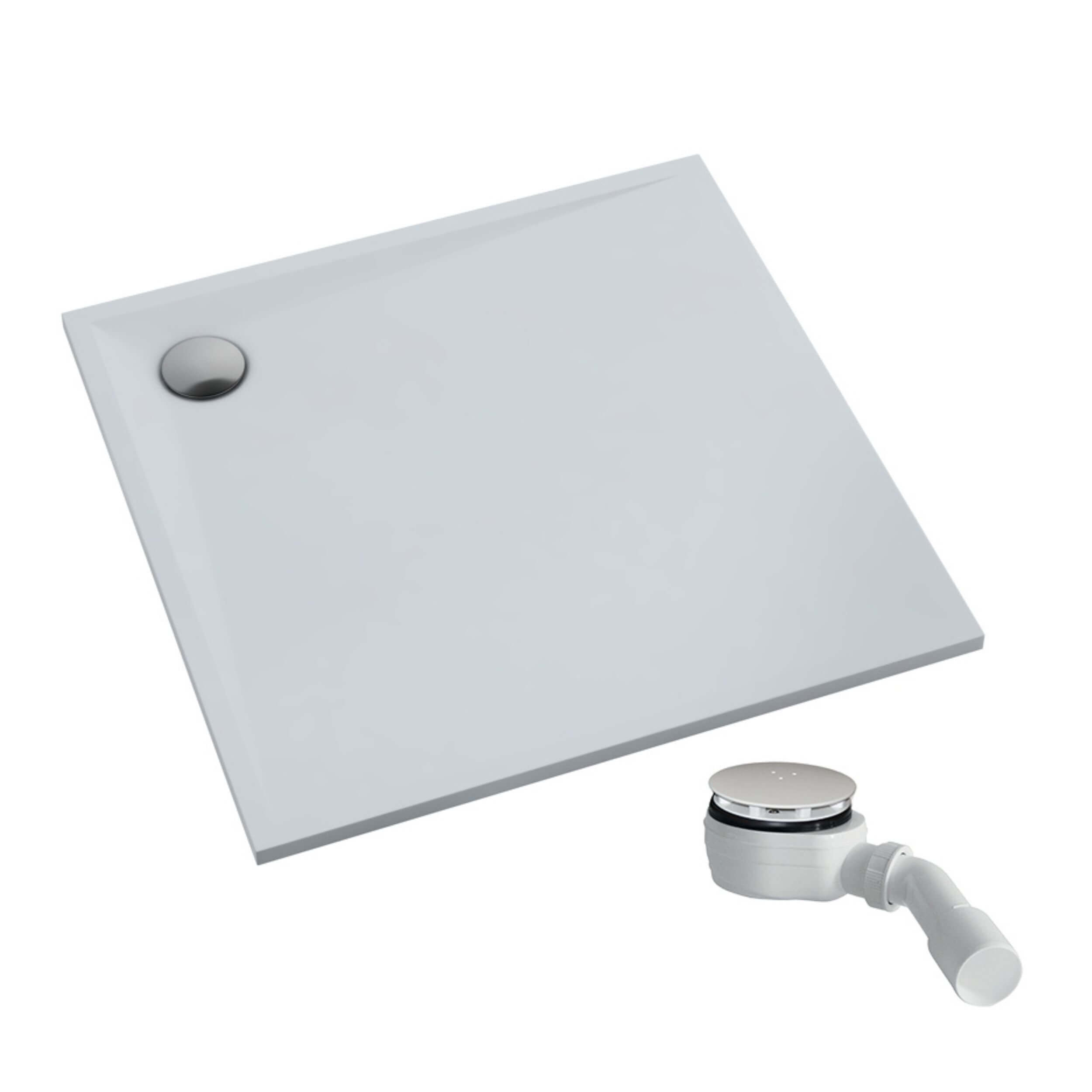 Schedpol Etrusco White Mat piatto doccia quadrato 80x80 cm bianco 3.460/B/MG