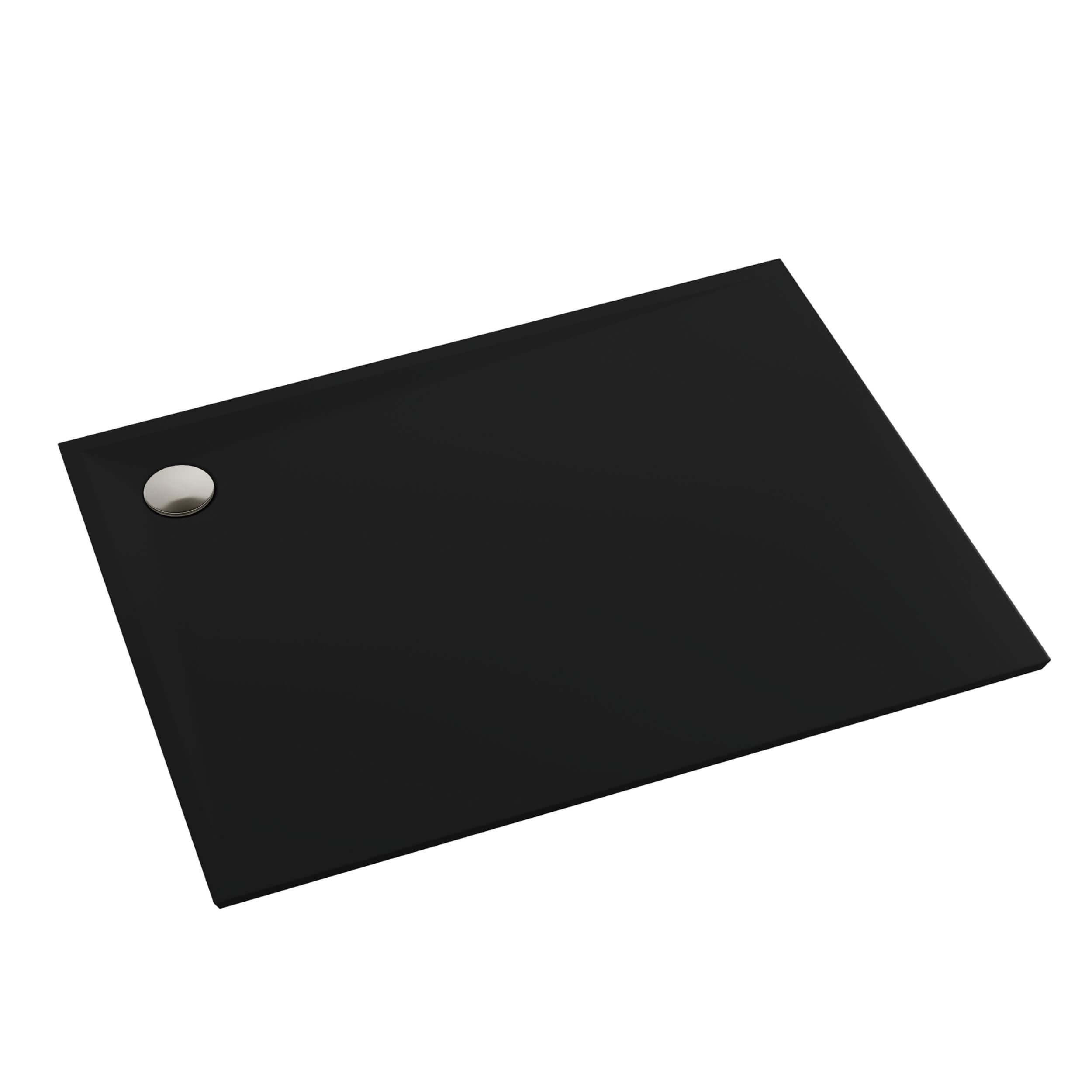 Schedpol Etrusco Black Mat piatto doccia rettangolare 120x80 cm nero 3.466/C/MG