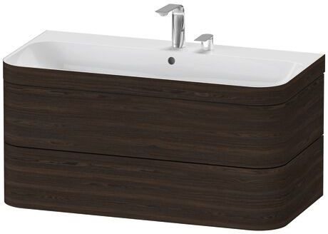 Duravit Happy D.2 lavabo con armadietto 97.5 cm noce HP4638E6969