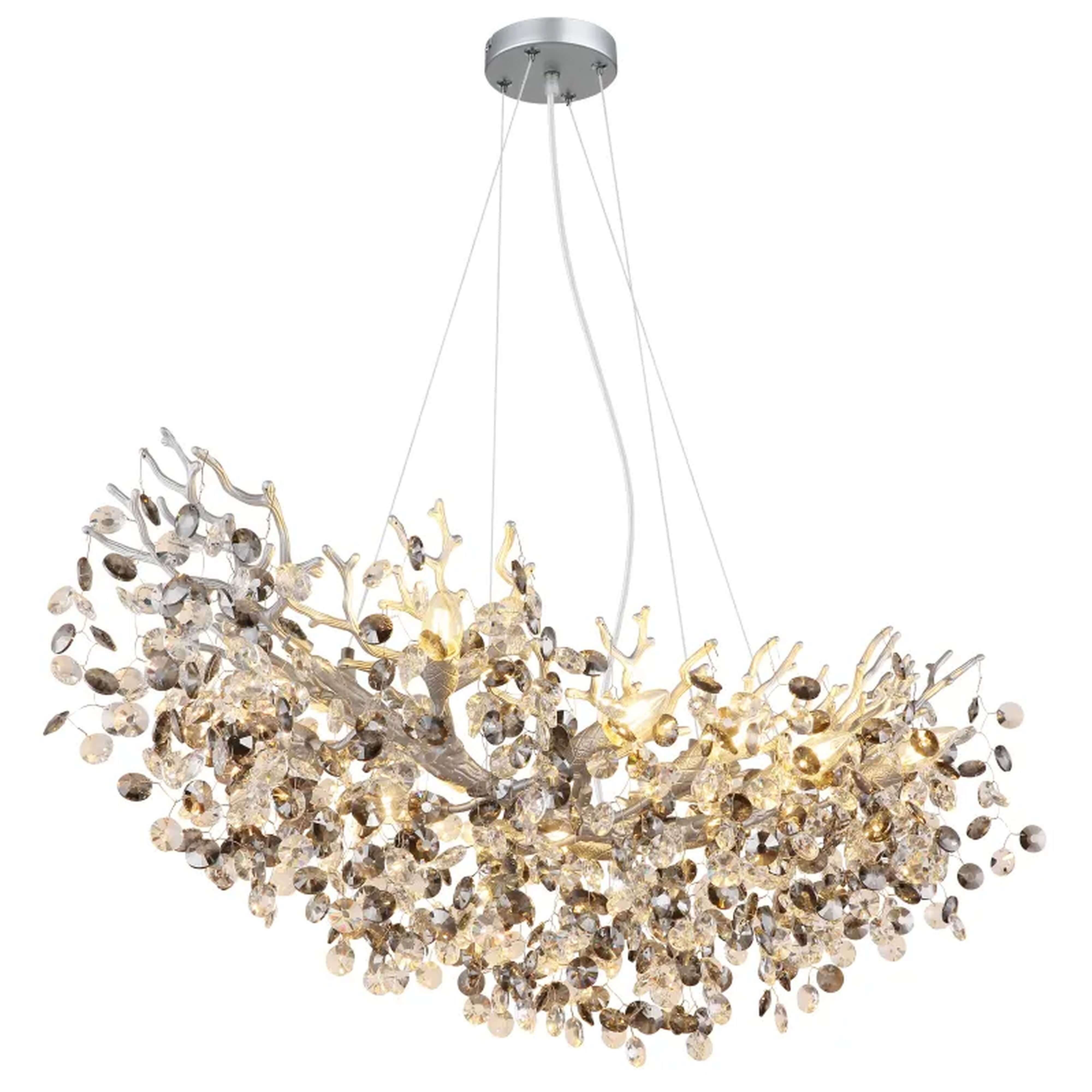 Globo Lighting Queena lampada sospesa intelligente x40 W fumé-argento 64138H3S