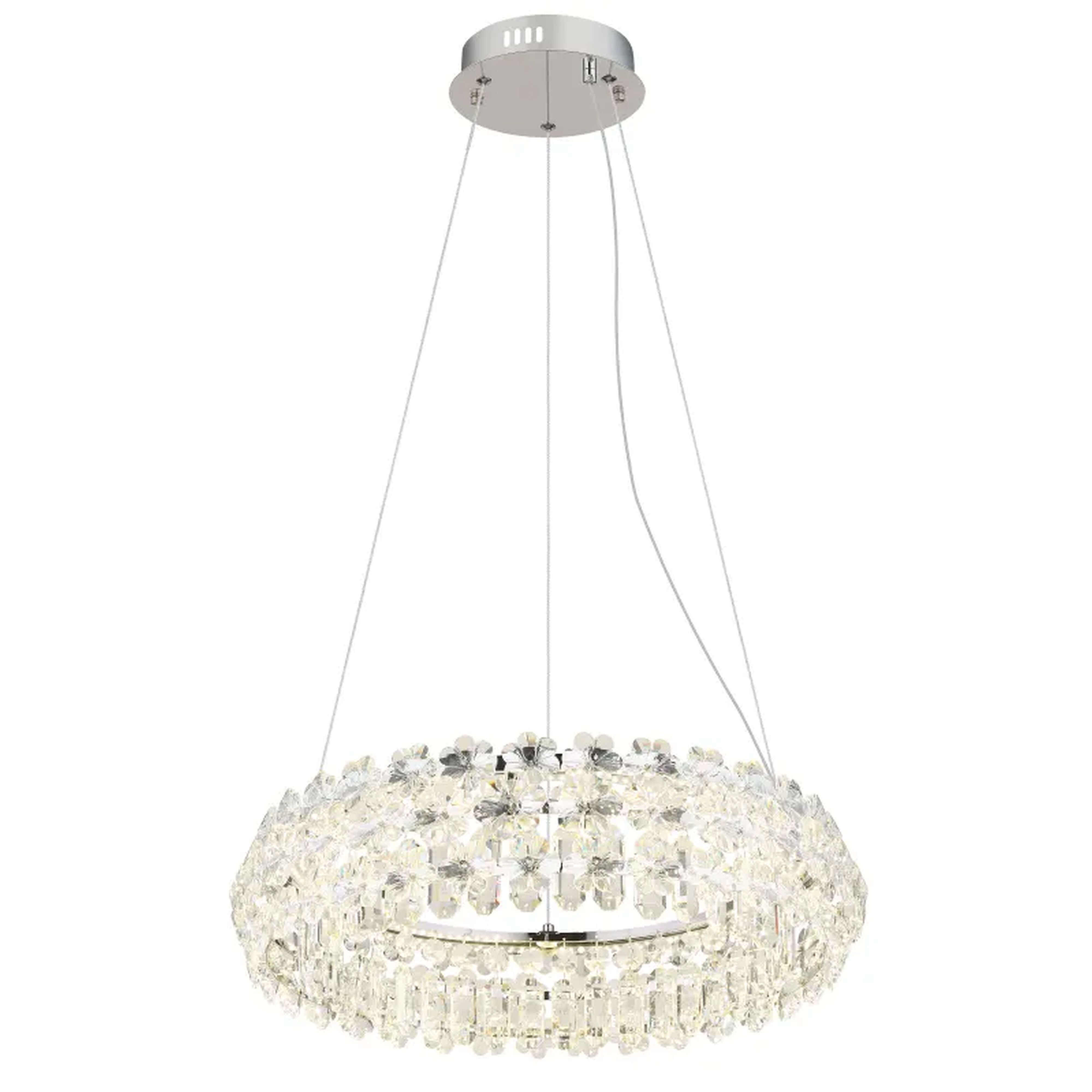 Globo Lighting Diann lampada sospesa x50 W cromo-trasparente 64140H