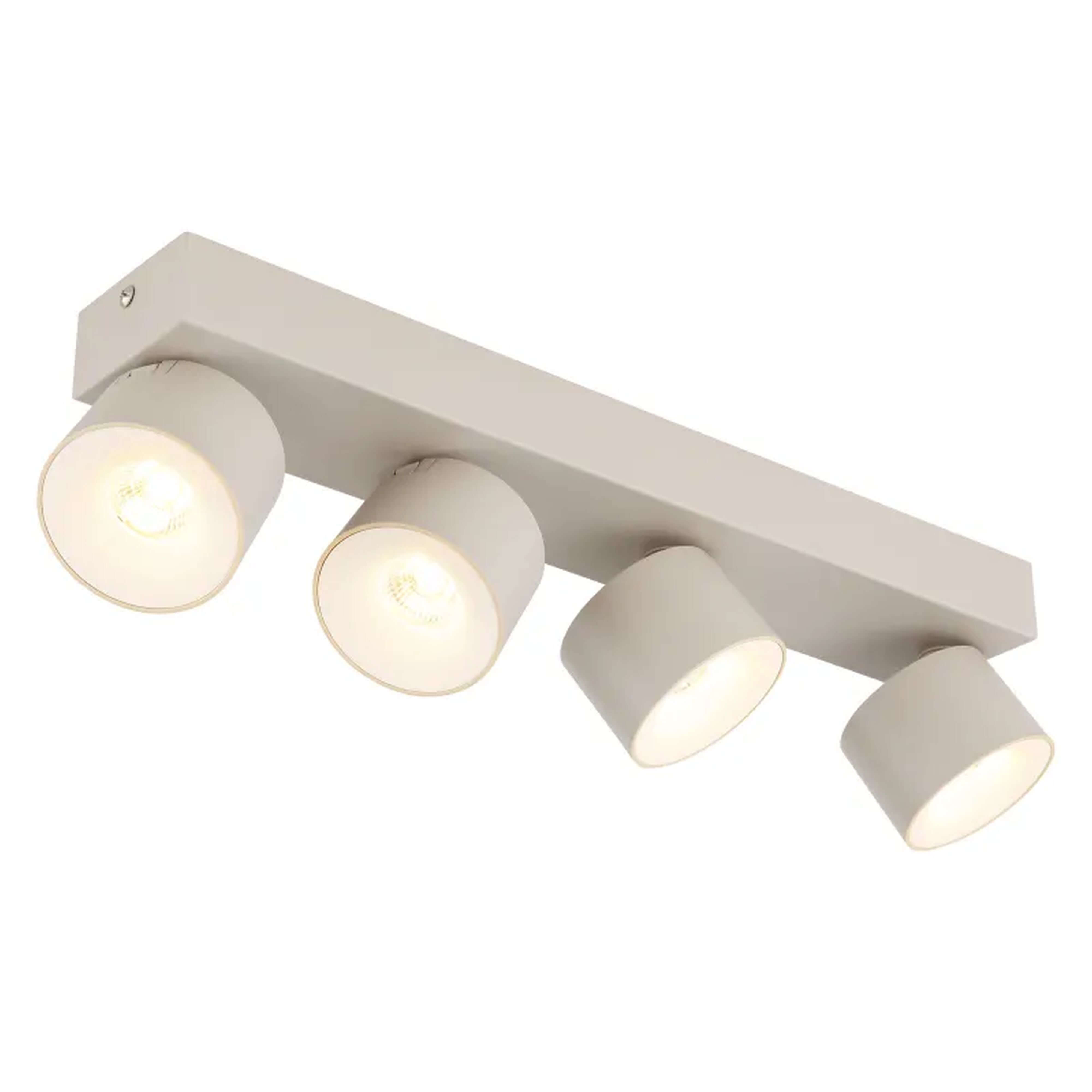 Globo Lighting Rae lampada da soffitto 4x6 W sabbia 56961-4S