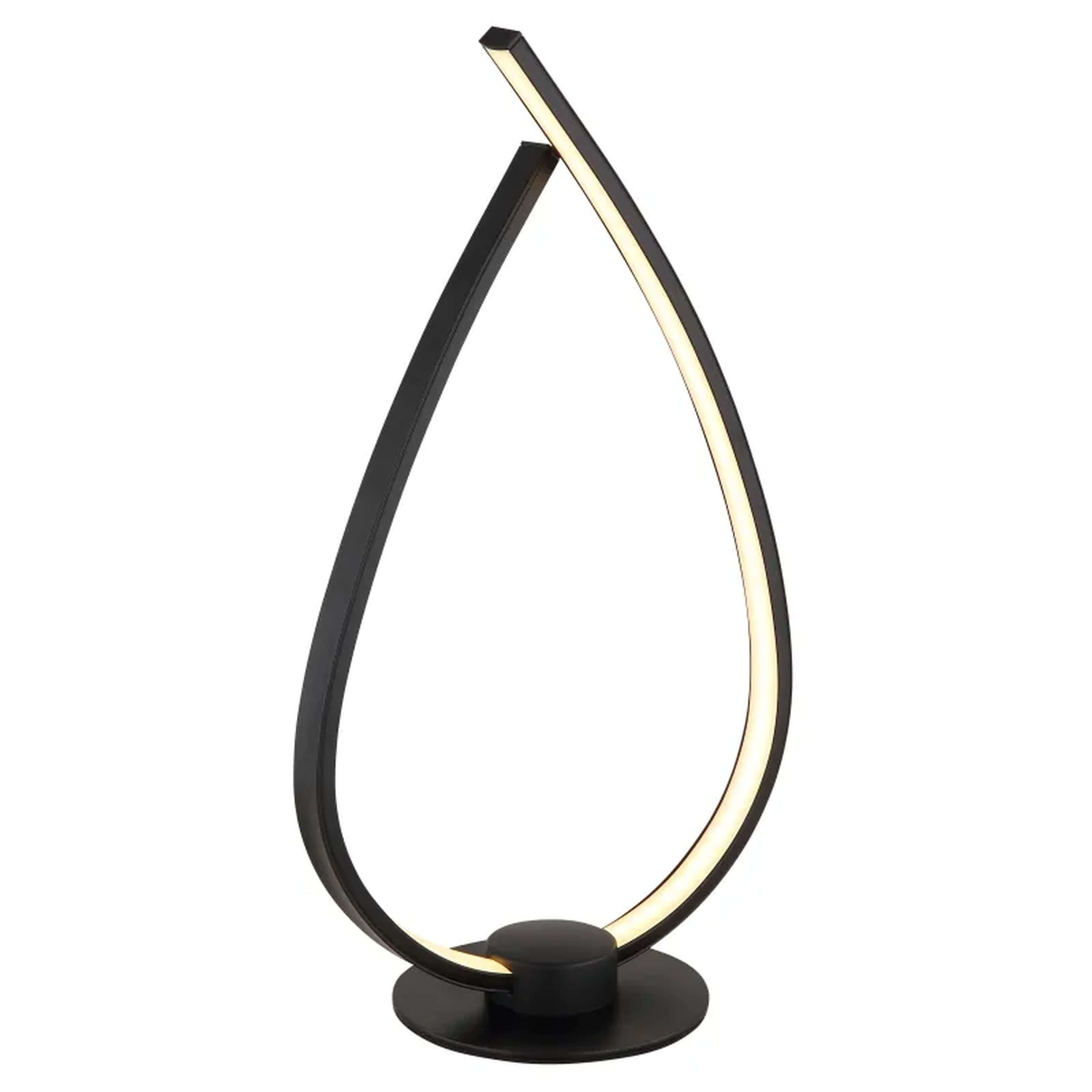Globo Lighting Trina lampada da tavolo 1x6 W nero 58492B