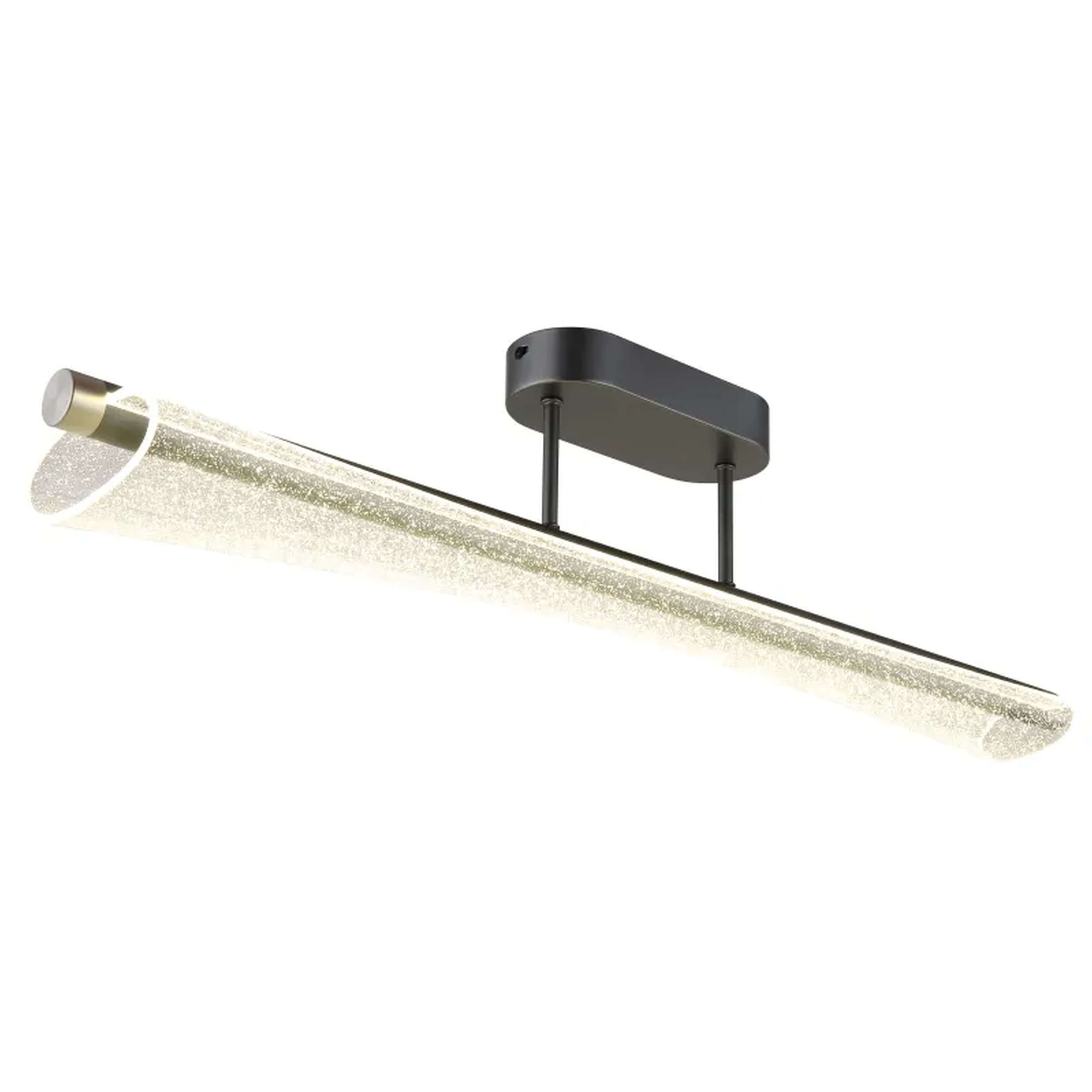 Globo Lighting Malinda lampada da soffitto 1x28 W trasparente-antracite 68256D