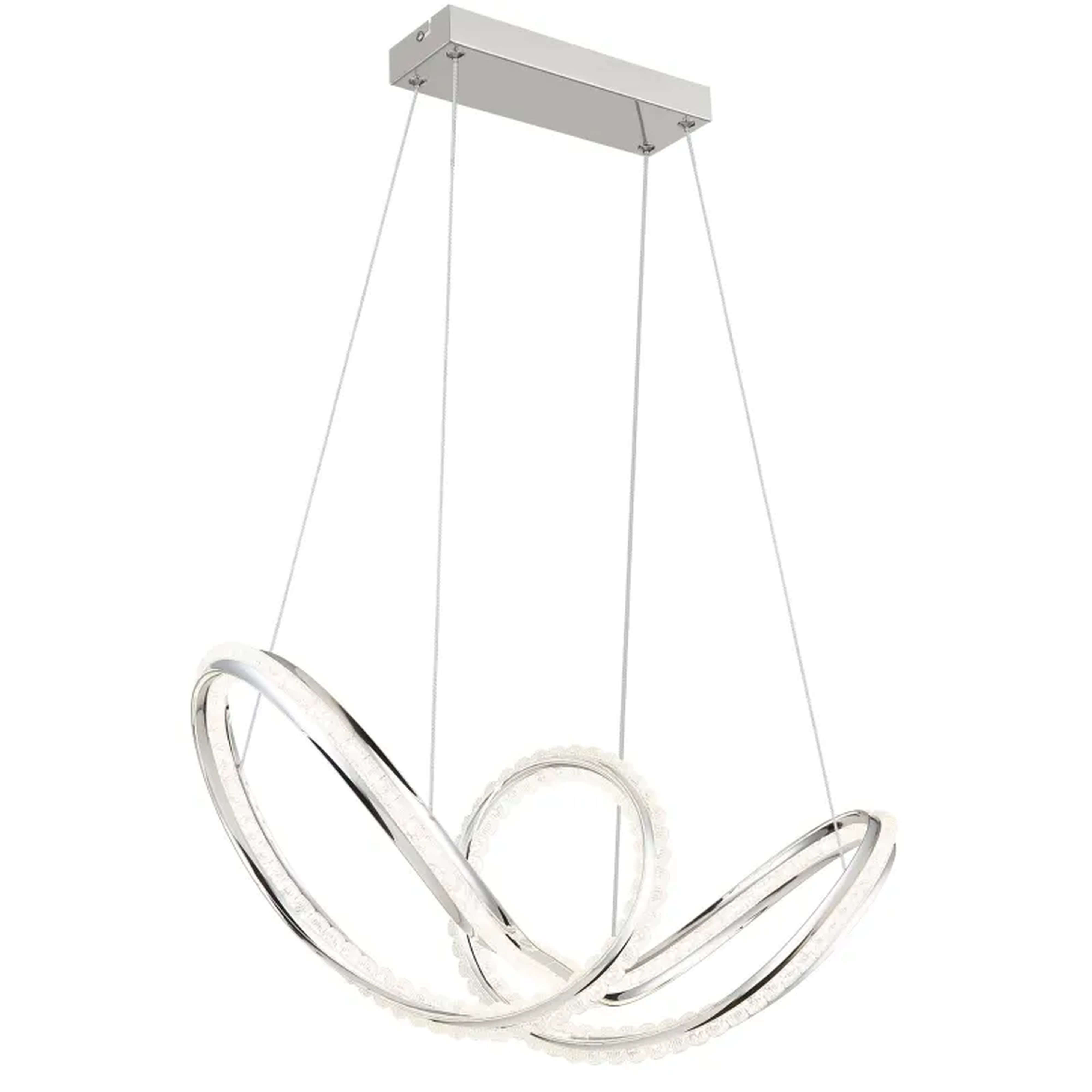 Globo Lighting Evangeline lampada sospesa intelligente 1x45 W cromo 67440H