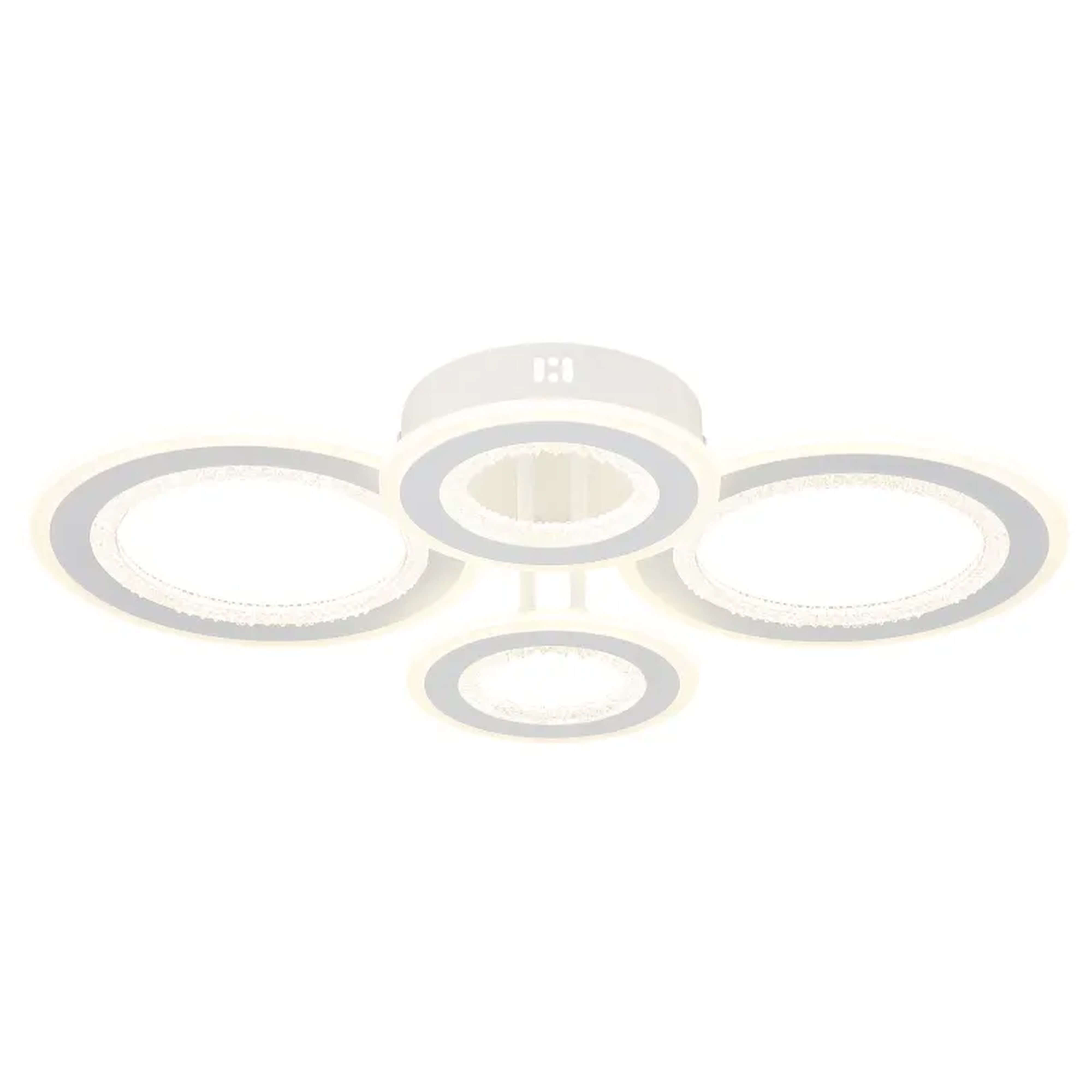 Globo Lighting Anthony lampada da soffitto 4x54 W bianco-trasparente 67372-54