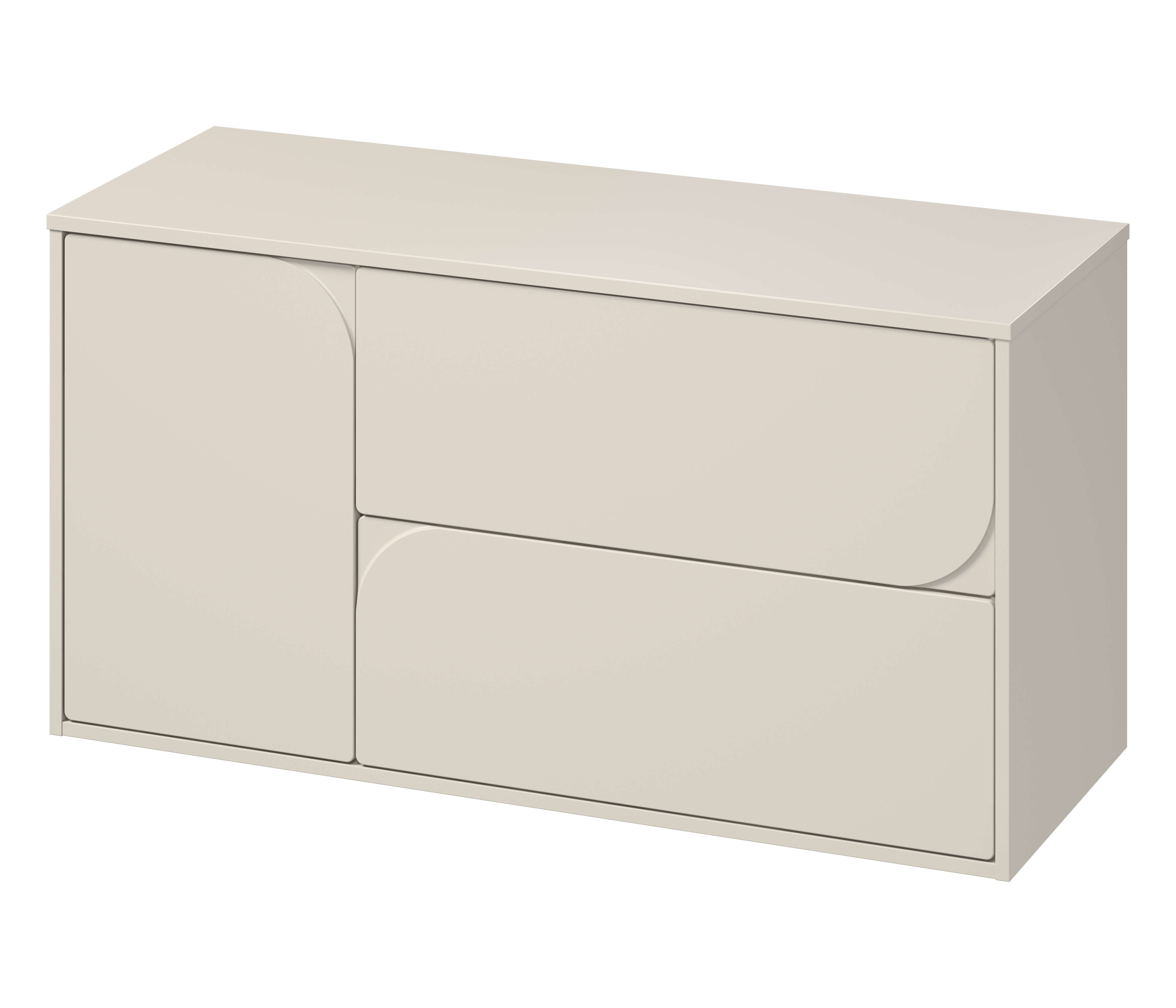Cersanit Crea II armadietto 120x45x61.8 cm sottolavabo sospeso beige S1062–002