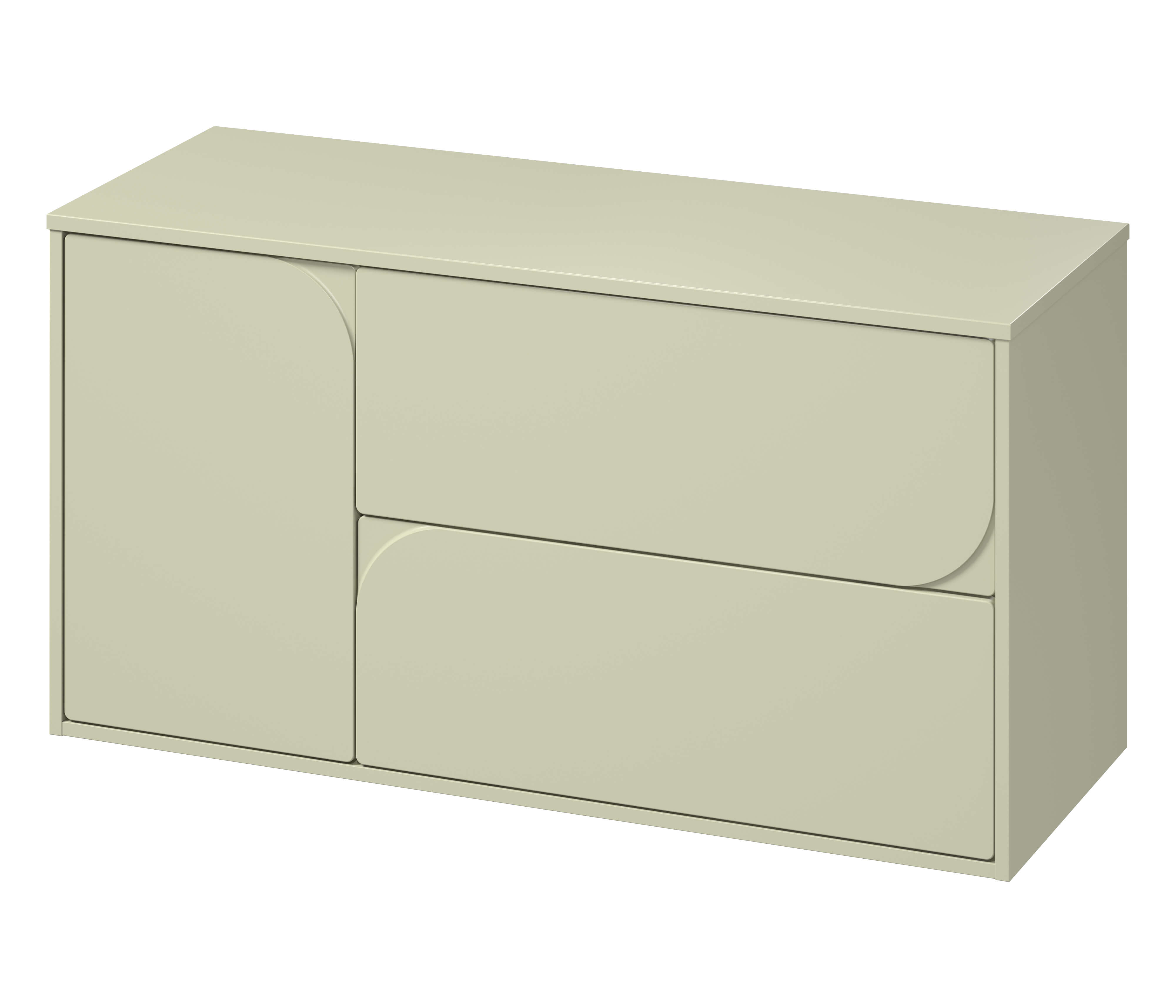 Cersanit Crea II armadietto 120x45x61.8 cm sottolavabo sospeso verde S1062–003