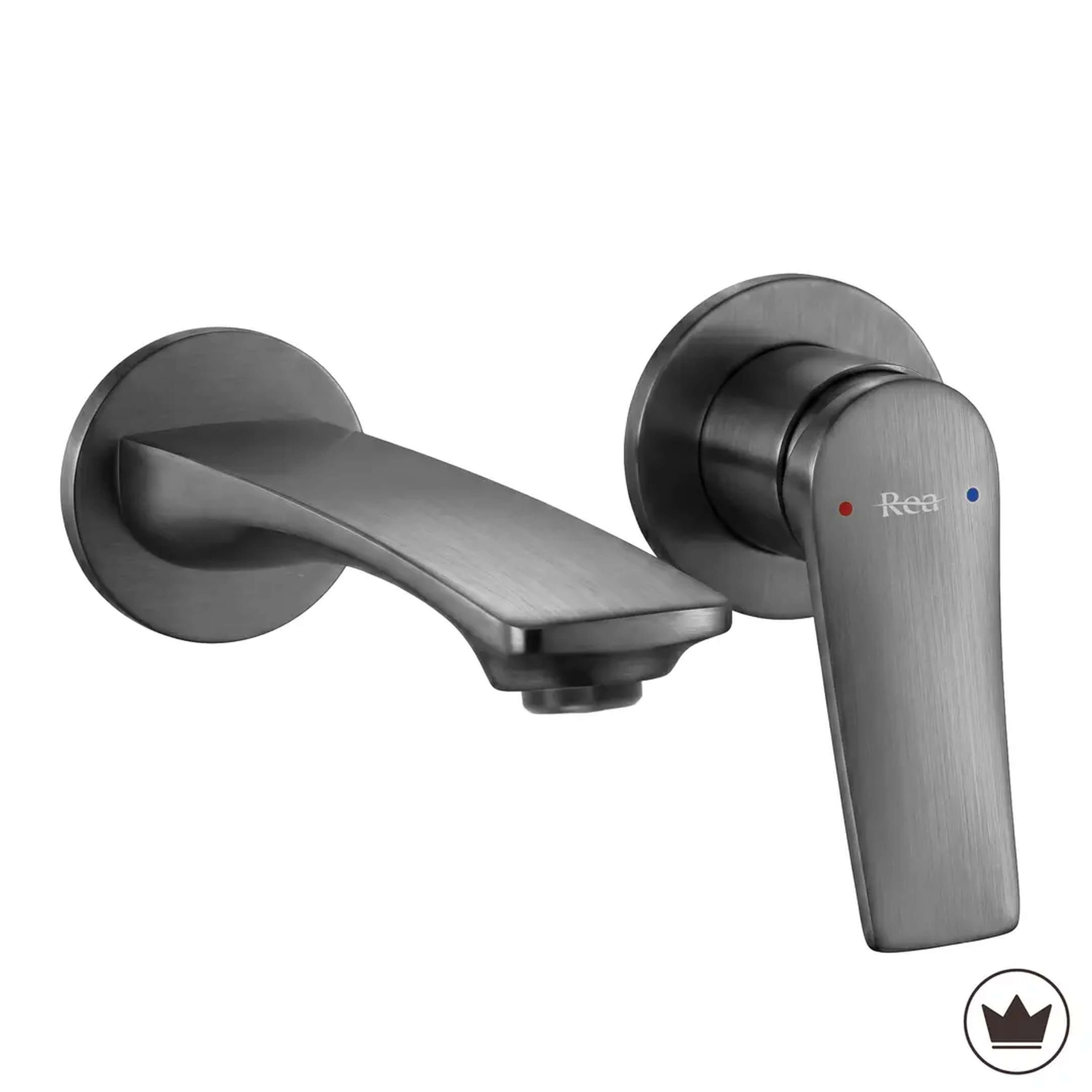 Rea Vision rubinetto per lavabo da incasso grafite REA-B6880