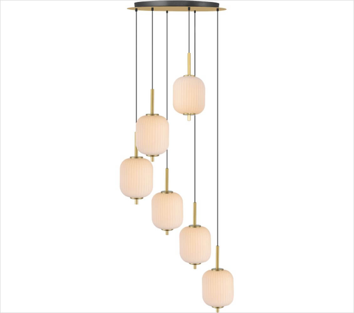 Zuma Line Akari lampada sospesa 6x34 W oro DU31288A/34W