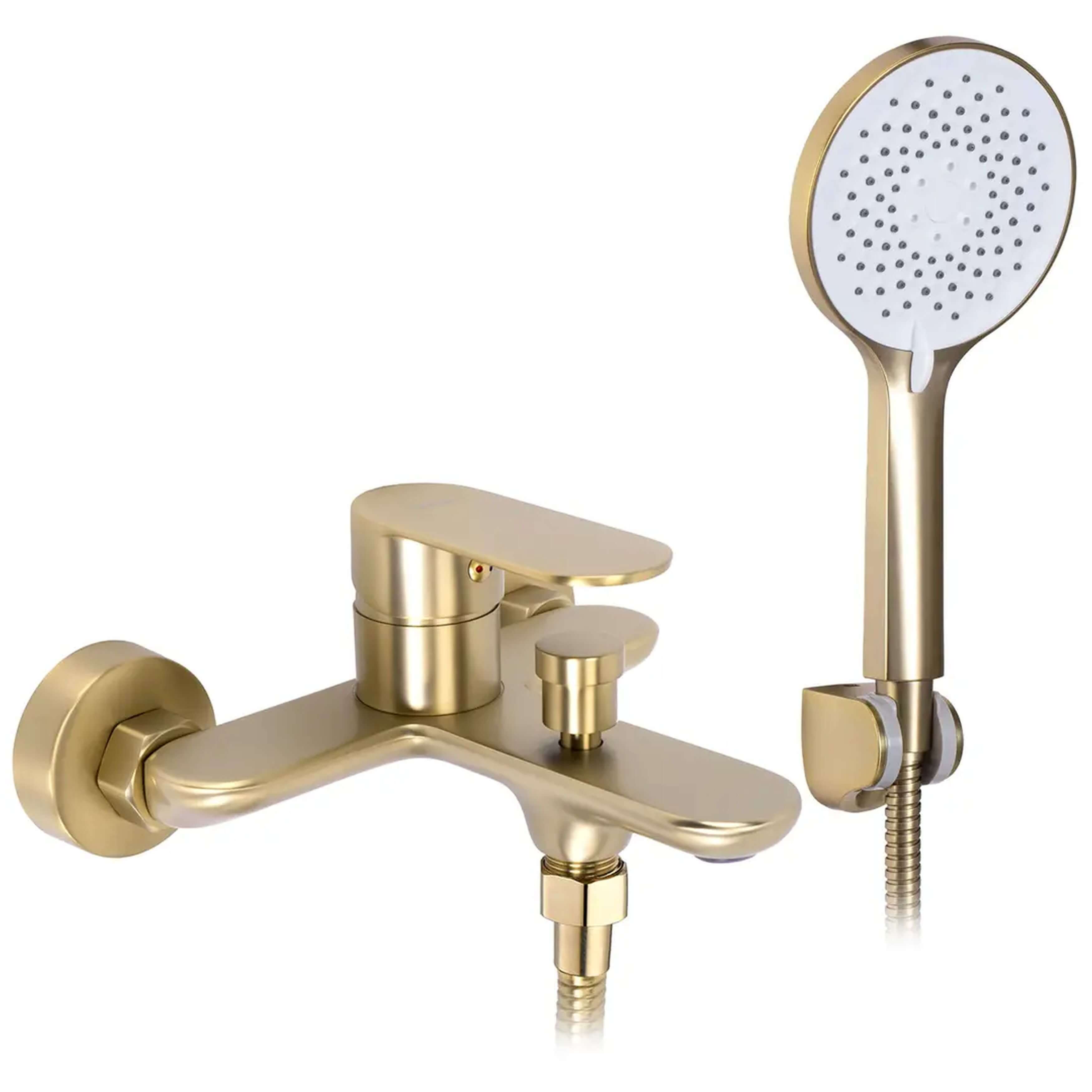 Rea Drop rubinetto per vasca e doccia a parete oro REA-B6399