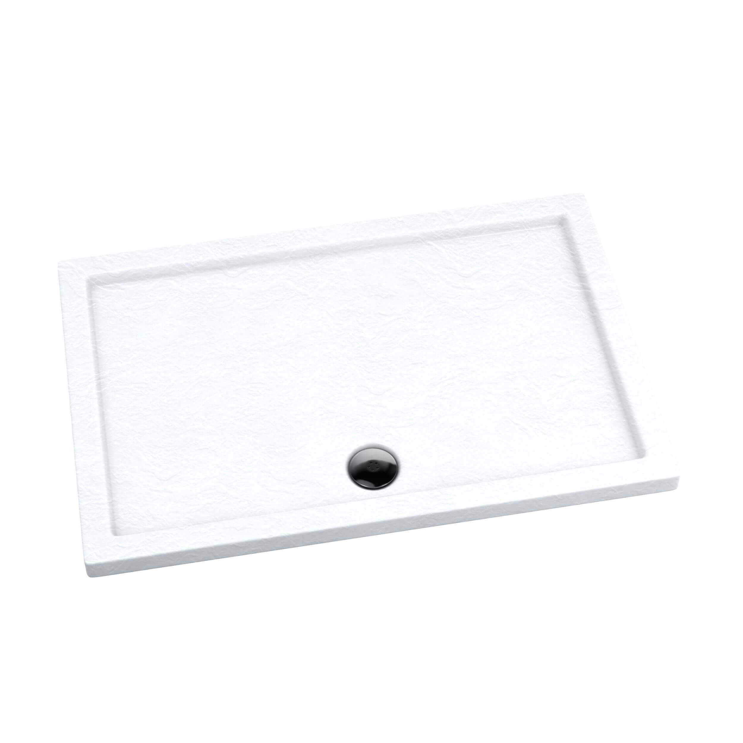 Schedpol Caspar White Stone piatto doccia rettangolare 160x70 cm bianco 3.2256/B/ST