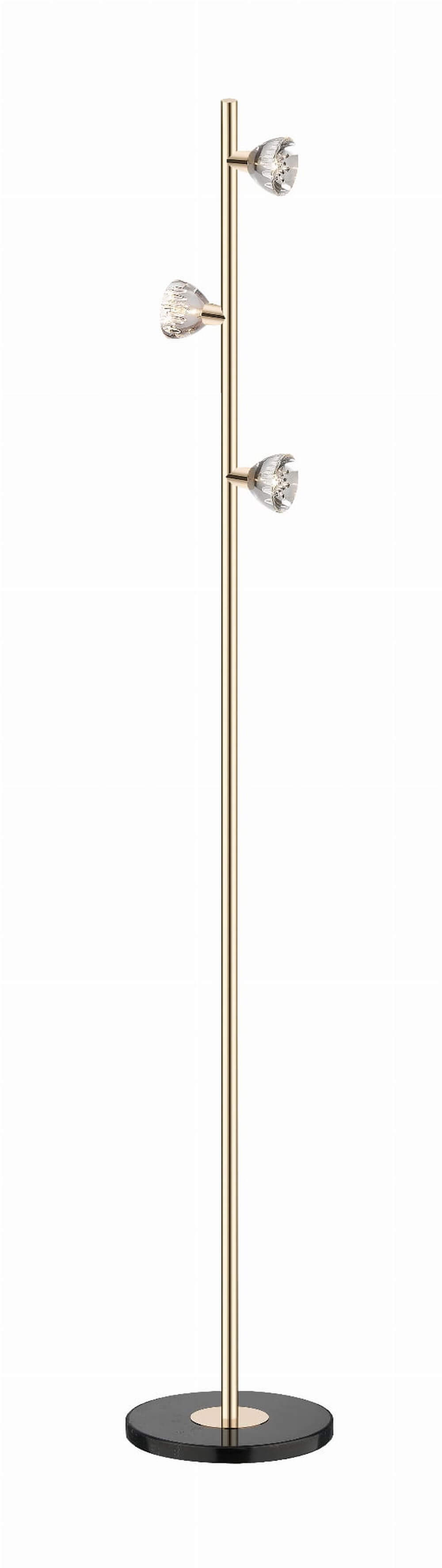 Zuma Line Boston lampada da terra 3x18 W oro F0603-03A-F7B1