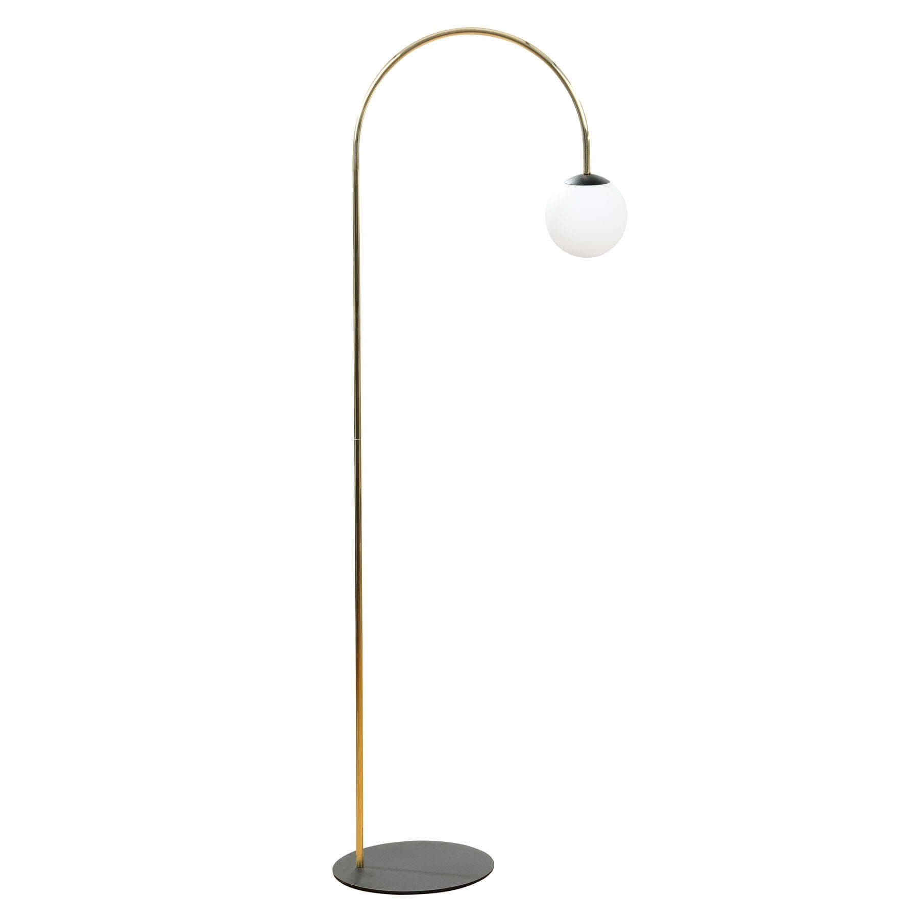 Zuma Line Bow lampada da terra 1x10 W nero-oro 1279